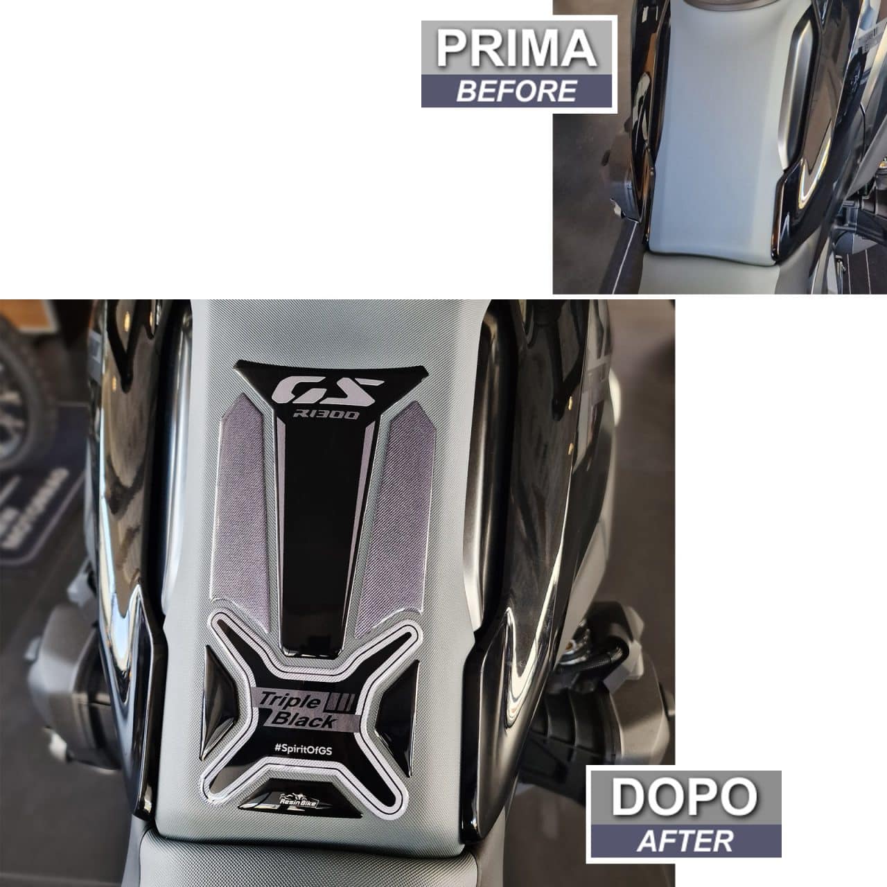 Pegatinas 3D Moto compatibles con BMW R 1300 GS Triple Black 2024 Tanque - Imagen 3