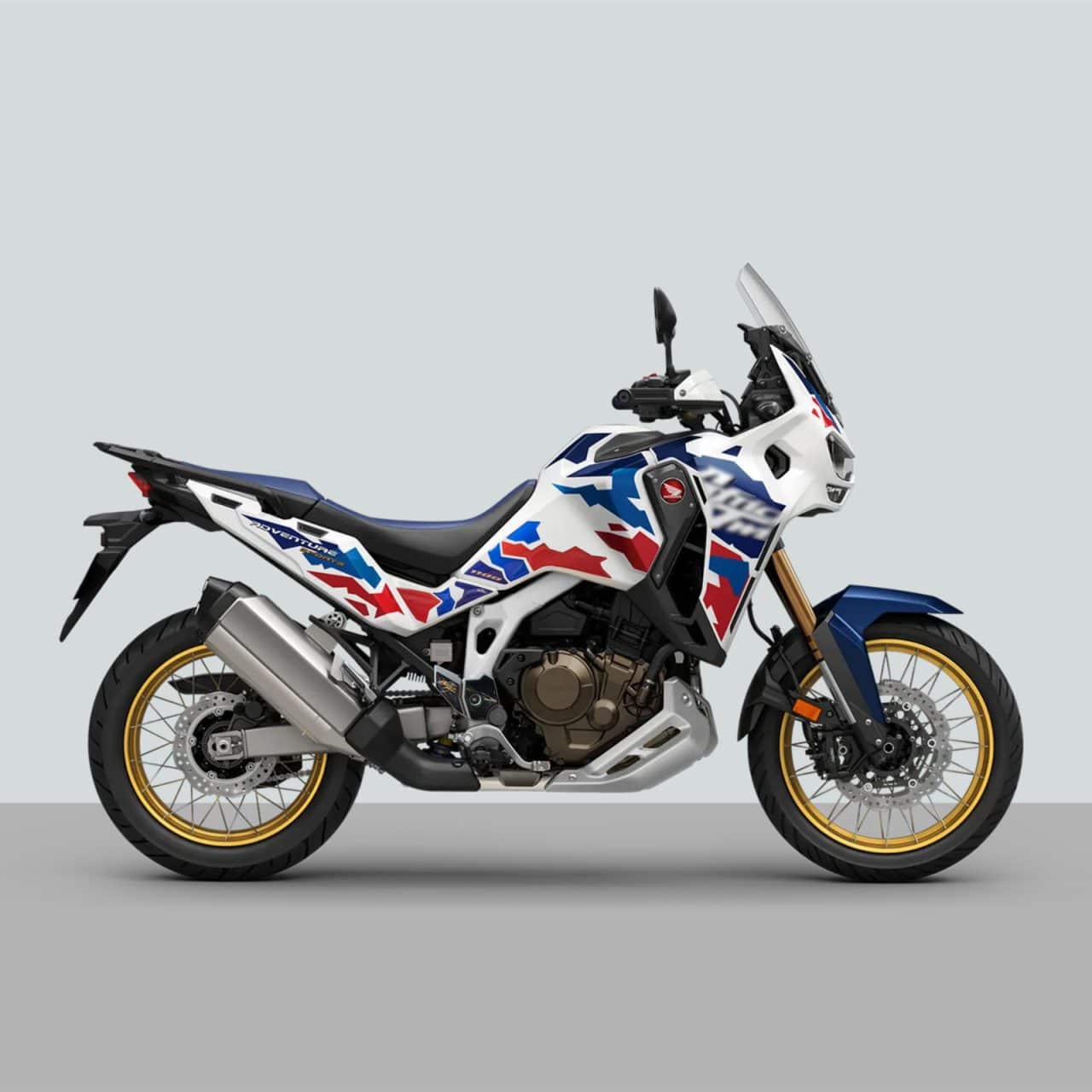 Kit Autocollant Moto 3D compatibles avec Honda Africa Twin 1100 Adventure 2024 – Image 2