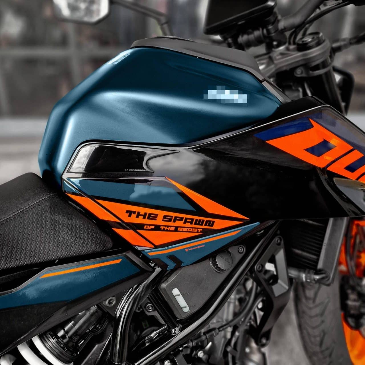 Aufkleber für Motorrad Kompatibel mit KTM 125 Duke 2024 Tank Side – Bild 6