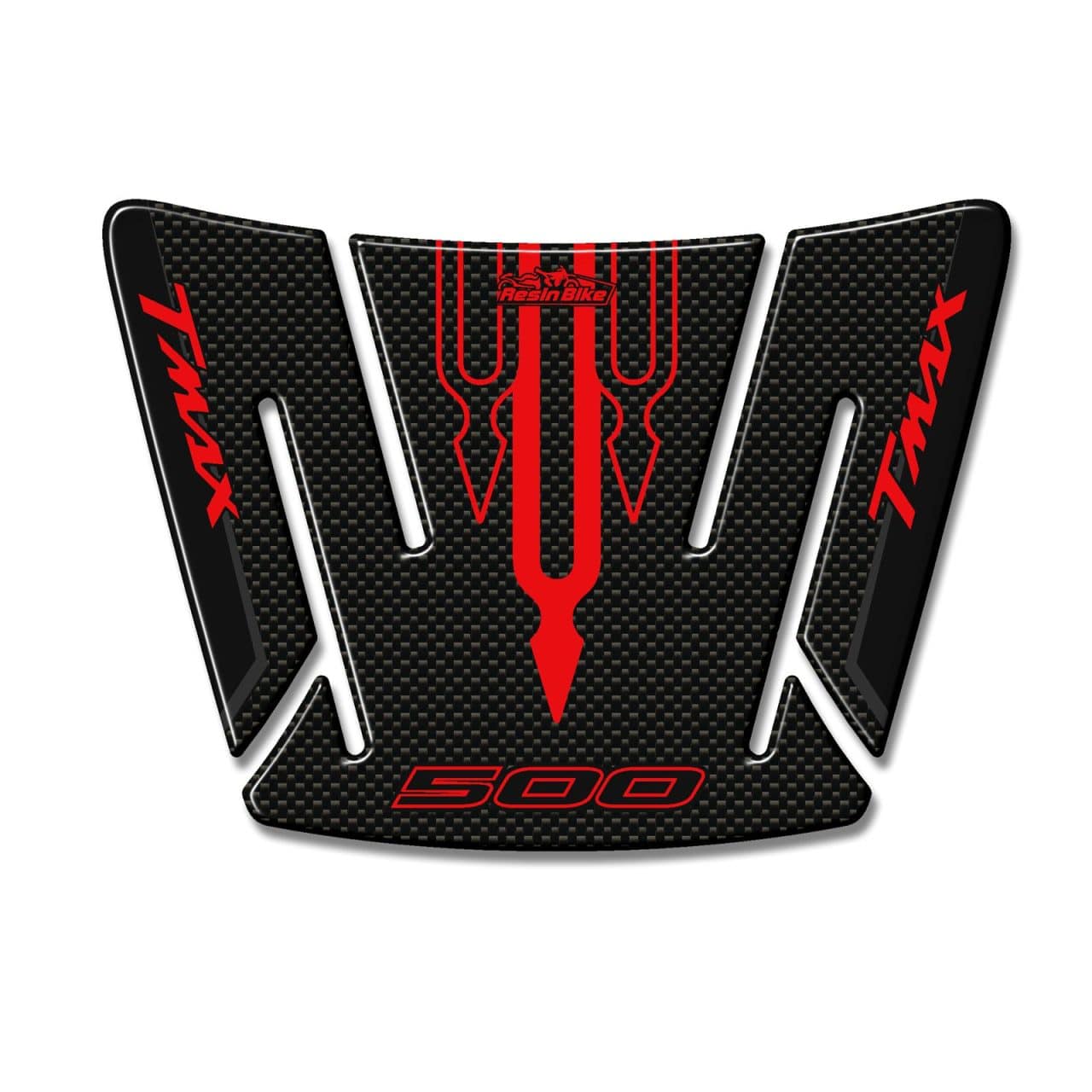 Scooter Stickers 3D compatible with Yamaha TMAX 2001-2007 Tail Section Red - Image 2