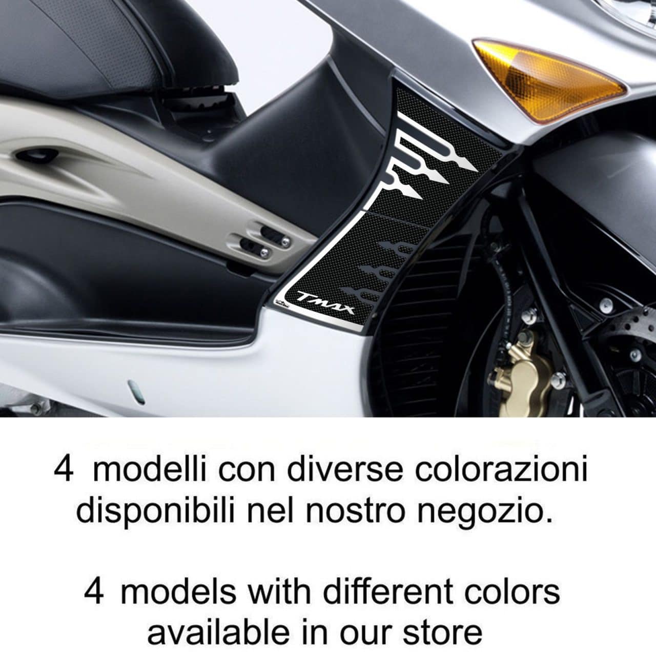 Autocollant compatibles avec Yamaha T-max 2011-2007 Latérales Réservoir Rouge – Image 2