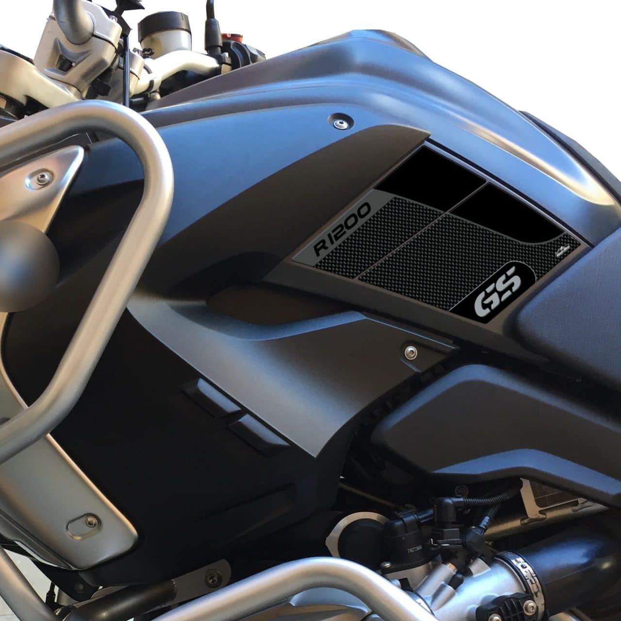 Adesivi Moto 3D compatibile con Bmw R 1200 GS 2008-2012 Laterali Serbatoio