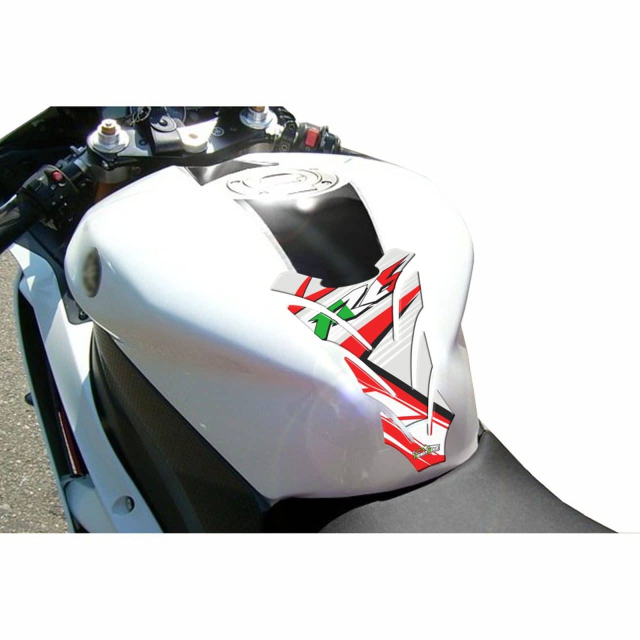 Paraserbatoio Adesivi 3D compatibili con Yamaha R6 Protezione ITA - immagine 2