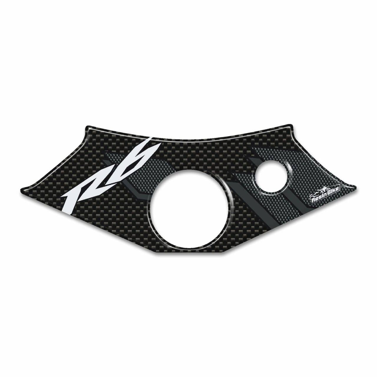 Adesivi 3D compatibili con Yamaha R6 1999-2002 Protezioni Piastra Sterzo - immagine 2