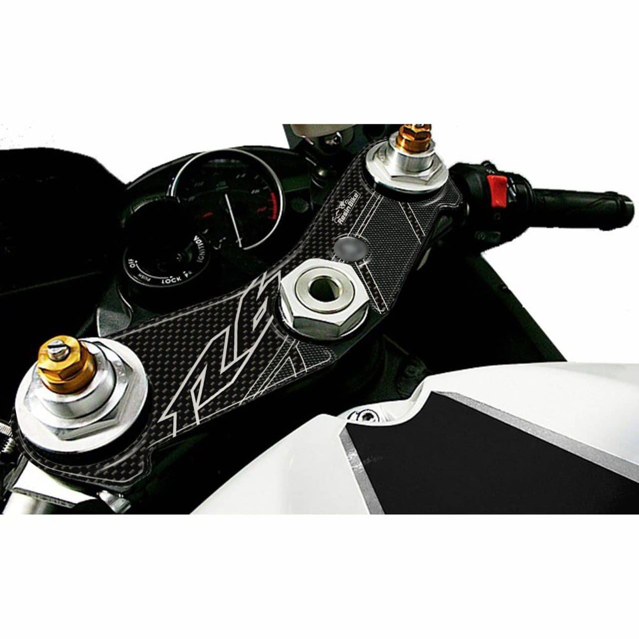 Adhesivos 3D de Moto compatibles con Yamaha R6 2006-2015 Placa Dirección - Imagen 2