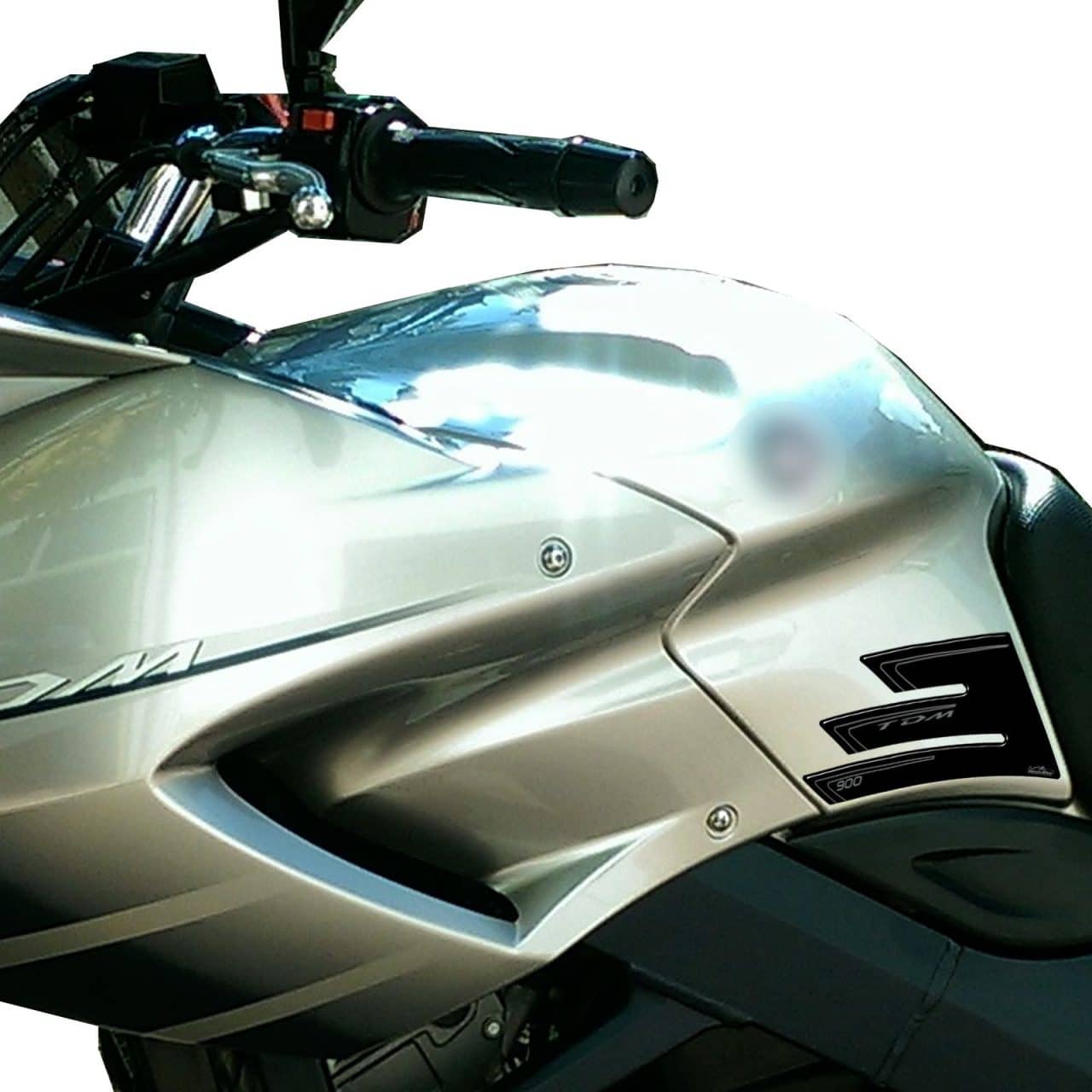 Adhesivos de Moto compatibles con Yamaha TDM 900 2002-2014 Tanque Laterales - Imagen 2