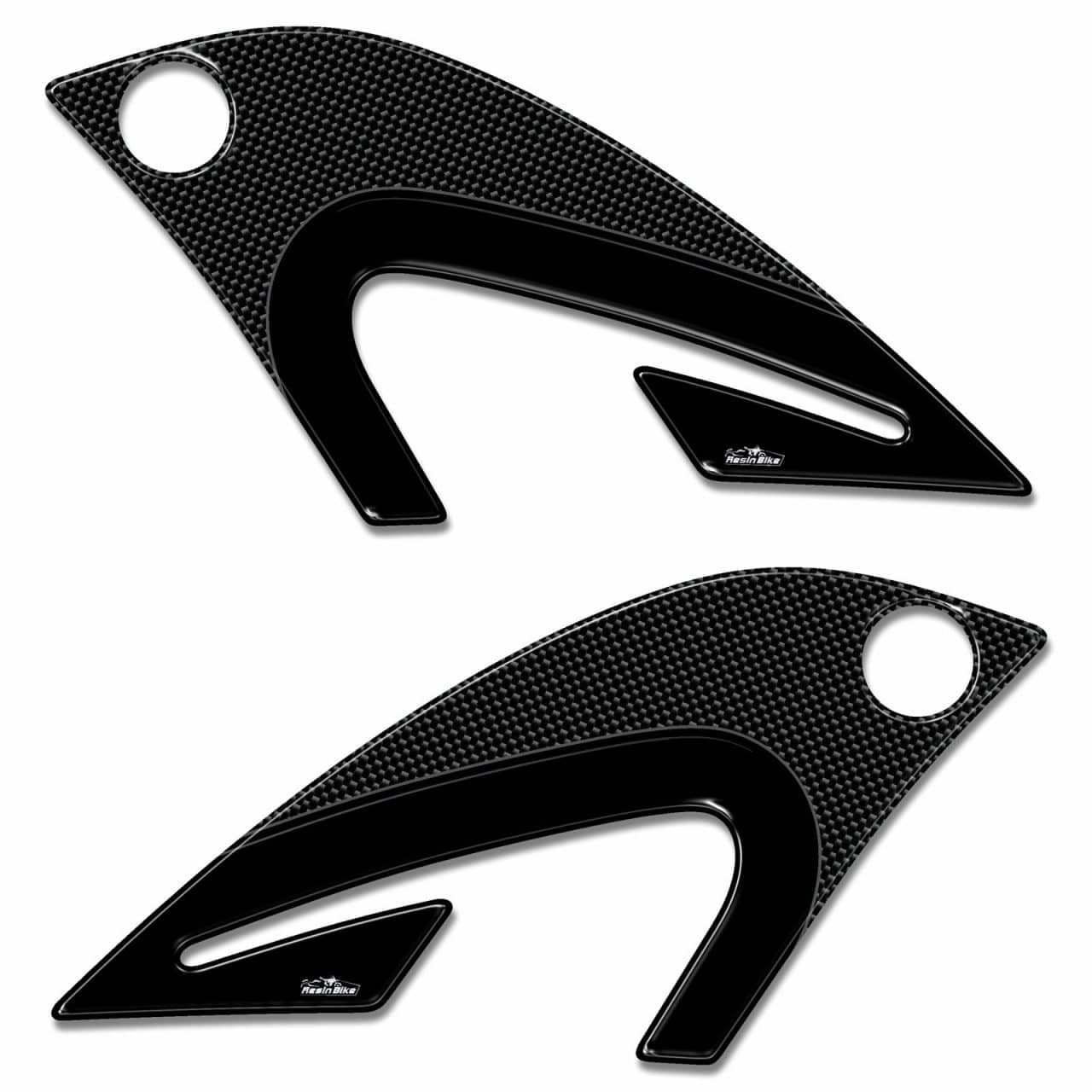 Scooter Stickers 3D compatible with Yamaha Xcity Side Footboard Carbon