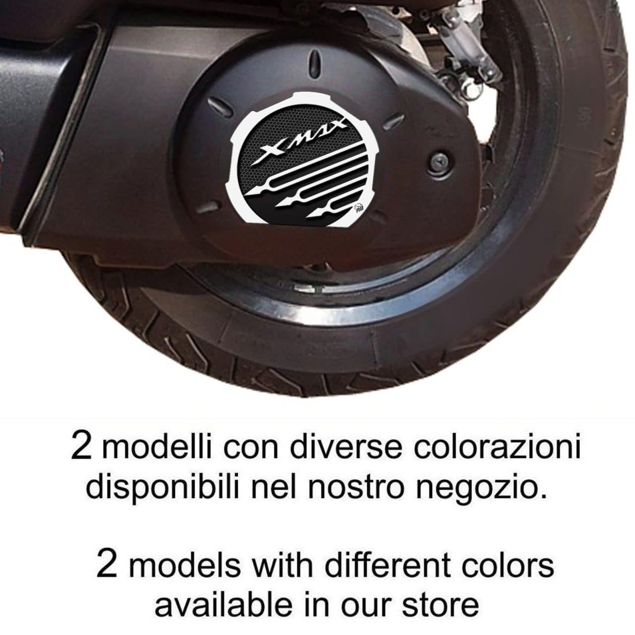 Scooter Stickers 3D compatible with Yamaha XMAX 400 2005-2013 Carter White - Image 2