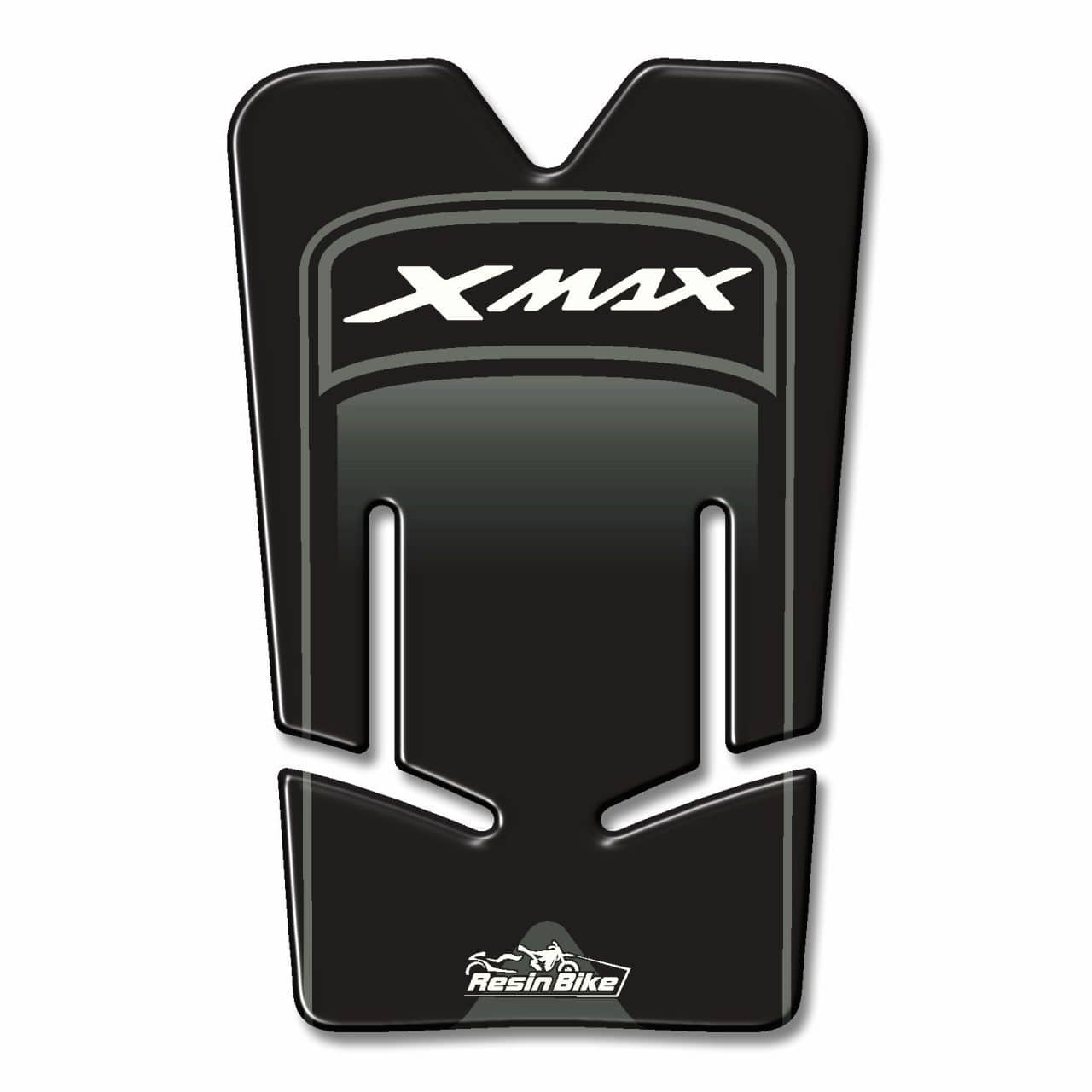 Adesivi 3D compatibili con Yamaha XMAX 2010-2013 Sportello Serbatoio Nero