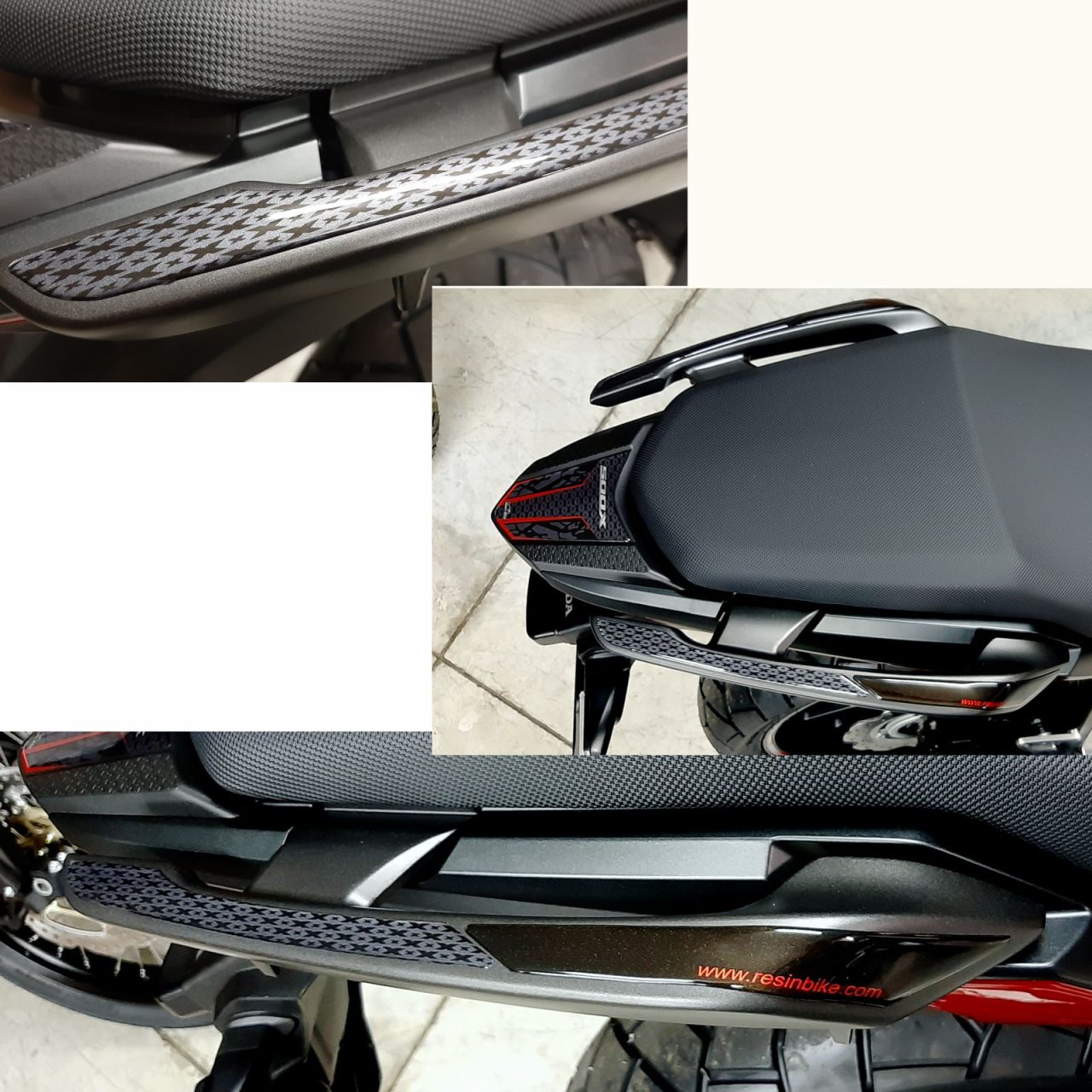 Adhesivos 3D de Moto compatibles con Honda CB500X 2019  Agarraderas de Pasajero - Imagen 2