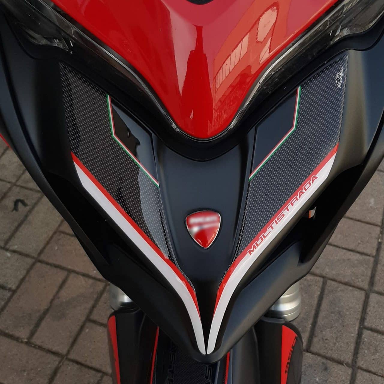 Adesivi 3D compatibili con Ducati Multistrada 950 2018 2020 Protezione Puntale