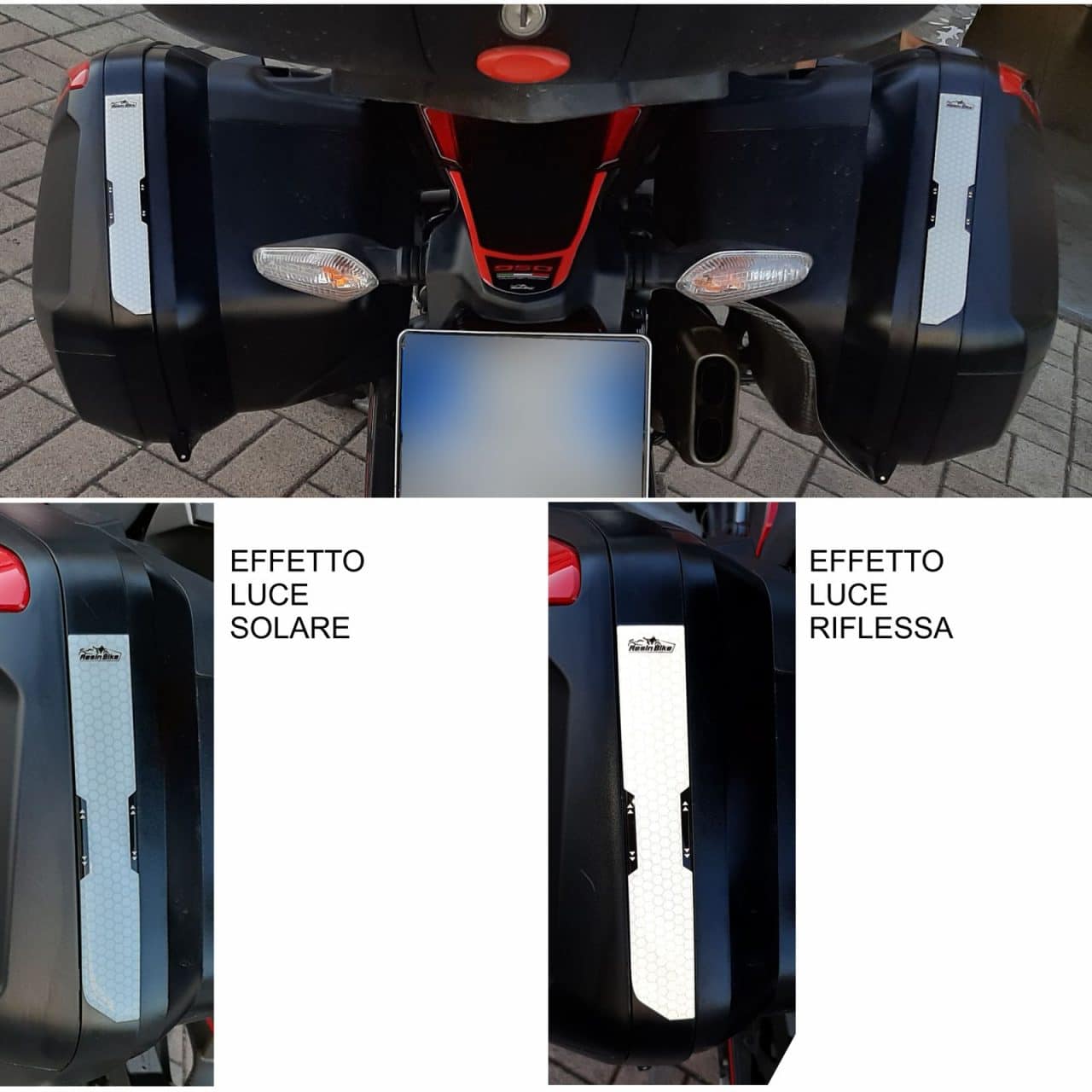 Adhesivos 3D de Moto compatibles con Ducati Panigale 950 Maletas - Imagen 2