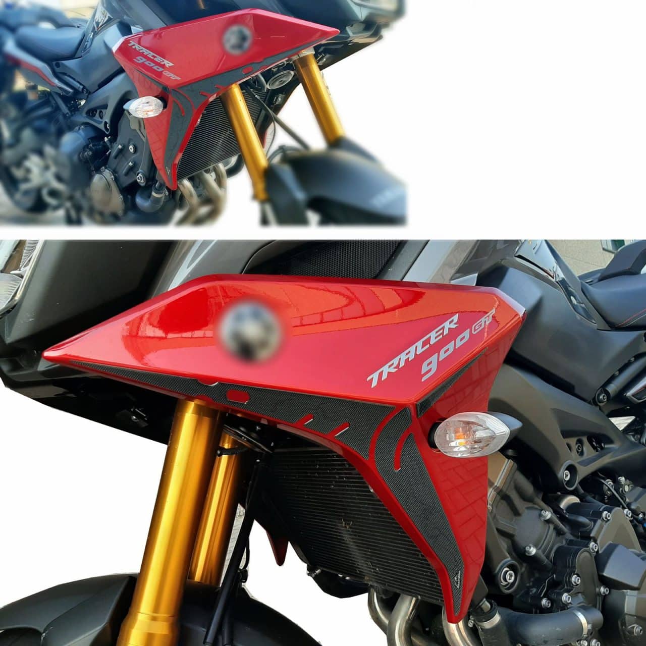 Motorcycle Stickers 3D compatible with Yamaha Tracer 900 2018-2020 Corner Guards - Image 2