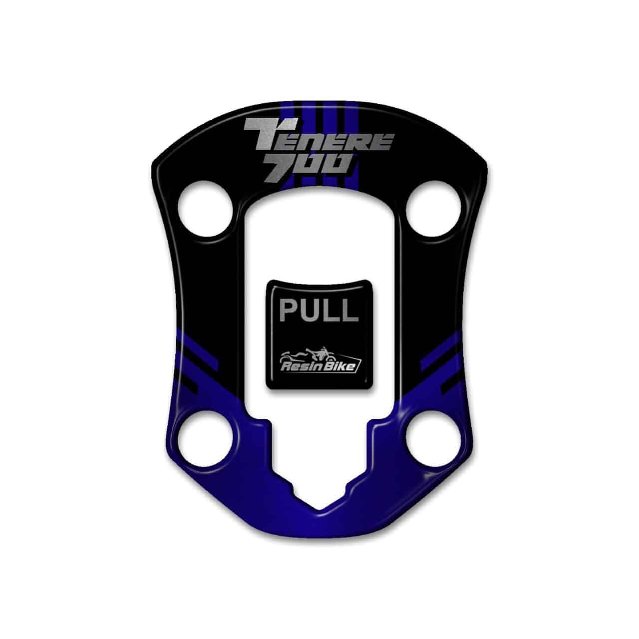 Pegatinas 3D compatibles con Yamaha Tenere 700 2019-2020 Tapon Deposito Azul