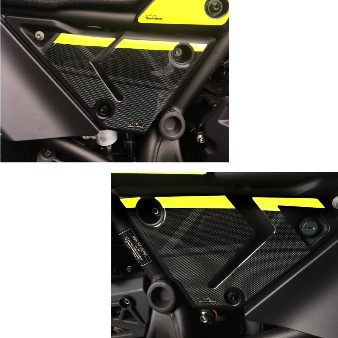 Adhesivos 3D compatibles con Yamaha Tenere 700 2019-2020 Caja de Filtro Amarillo - Imagen 2