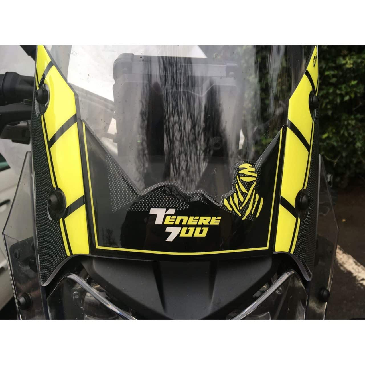 Adesivi 3D compatibili con Yamaha Tenere 700 2019 2020 Cupolino Giallo - immagine 2