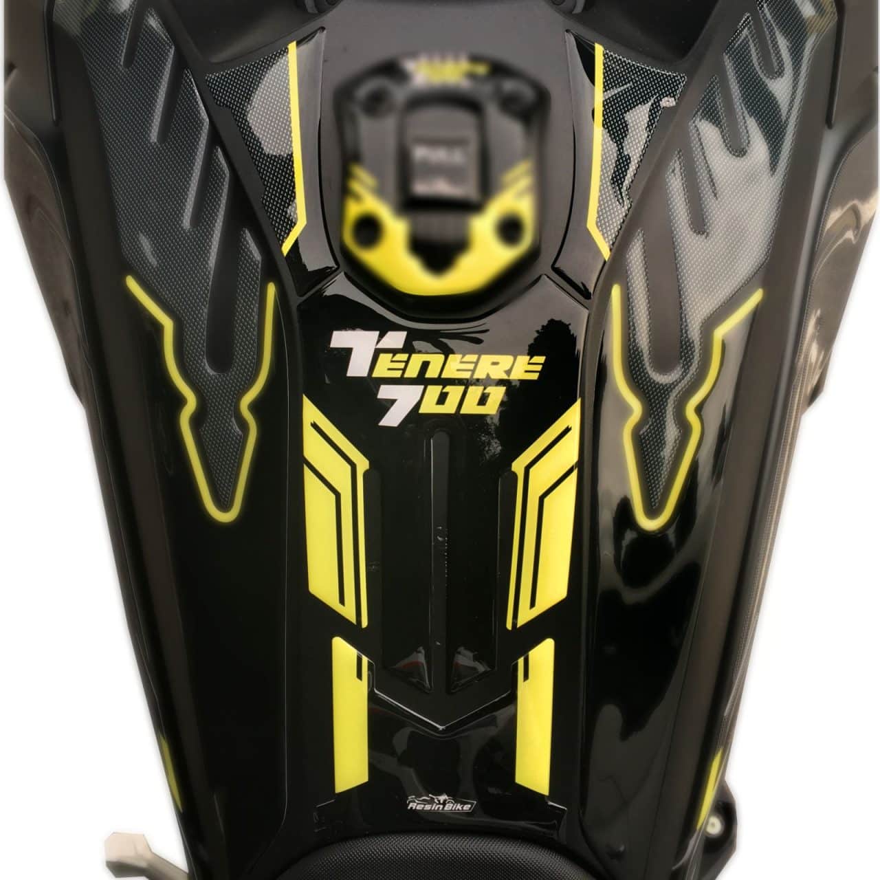 Autocollant 3D compatibles avec Yamaha Tenere 700 2019-2020 Réservoir Jaune – Image 2