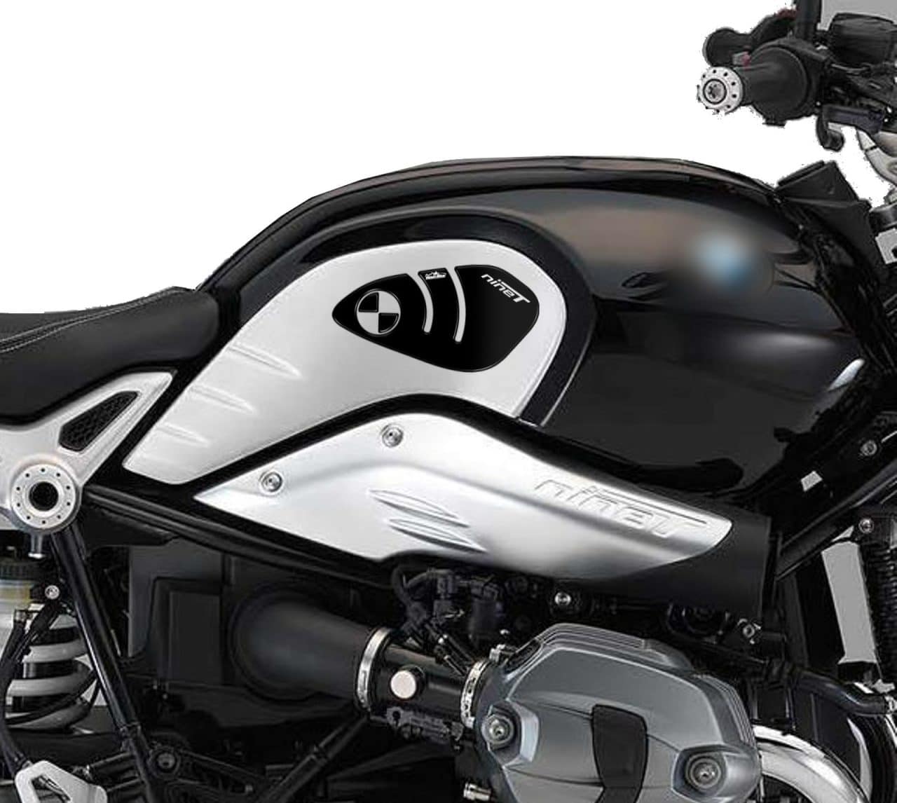 Aufkleber für Motorrad Kompatibel mit BMW R NINE T Tank Side – Bild 2