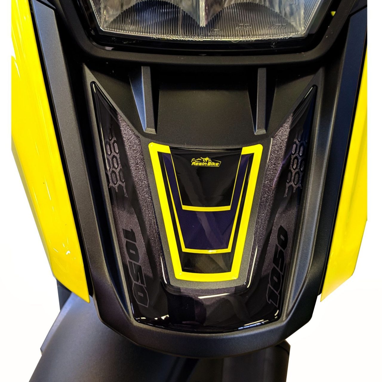 Stickers 3D compatible with Suzuki V-strom 1050 XT 2020-2023 Yellow Front Tip - Image 2