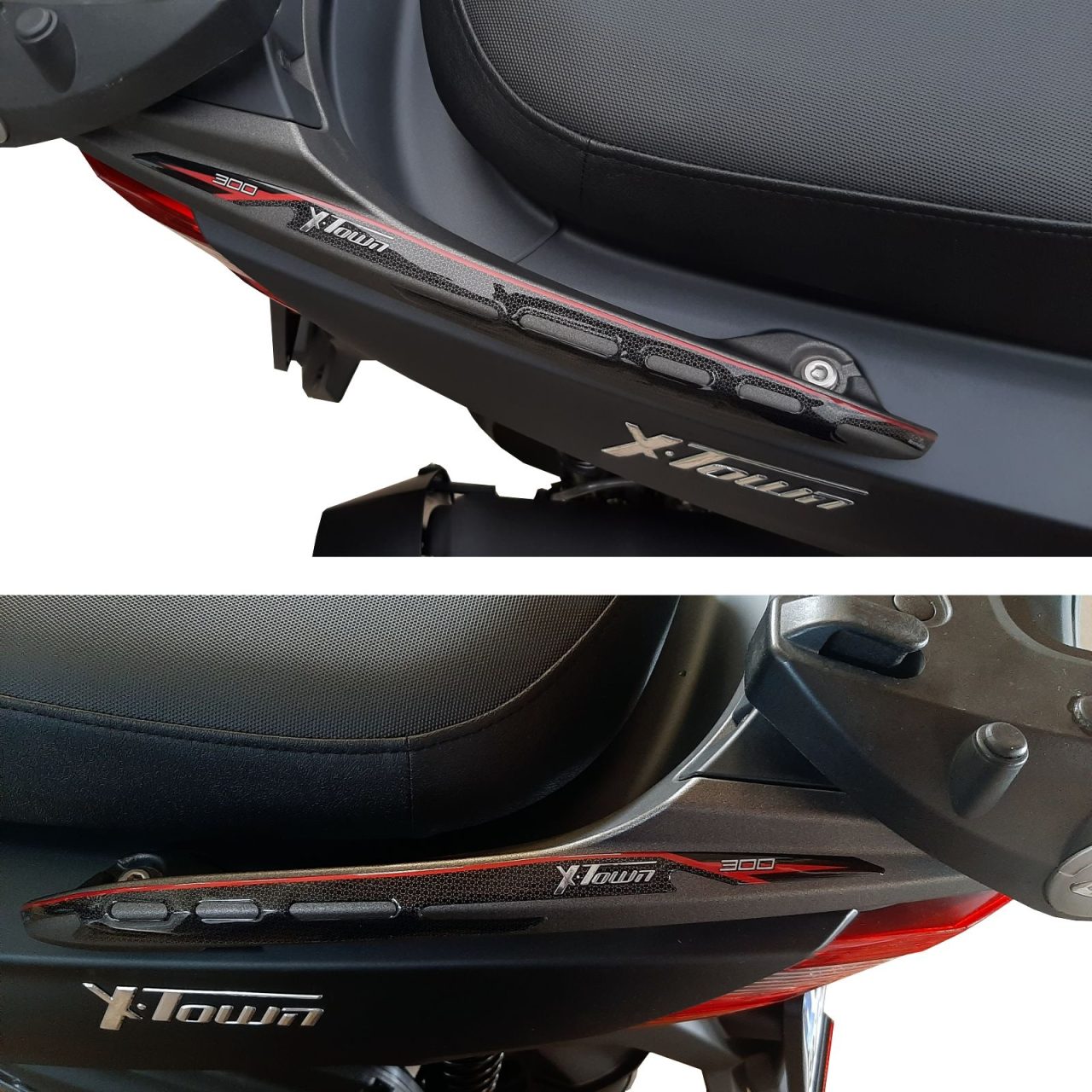 Adhesivos 3D compatibles con Kymco X-TOWN 300i 2020 Agarraderas de Pasajero - Imagen 2