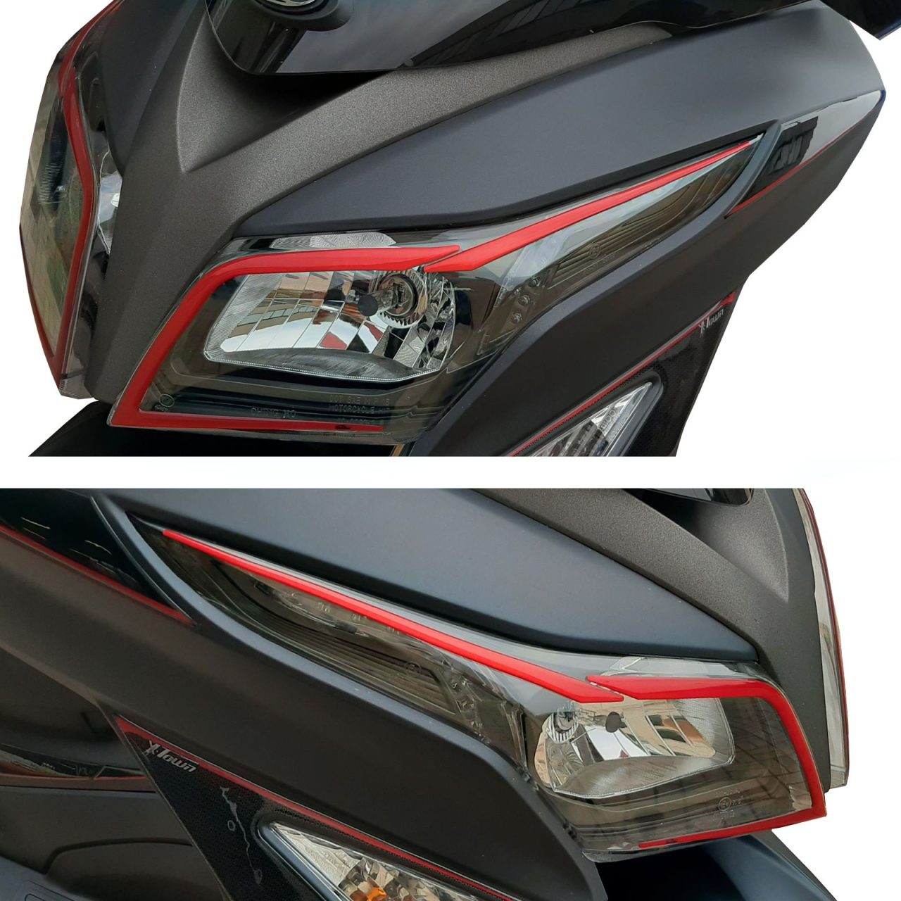 Autocollant 3D compatibles avec Kymco X-TOWN 300i 2020 Phare – Image 4