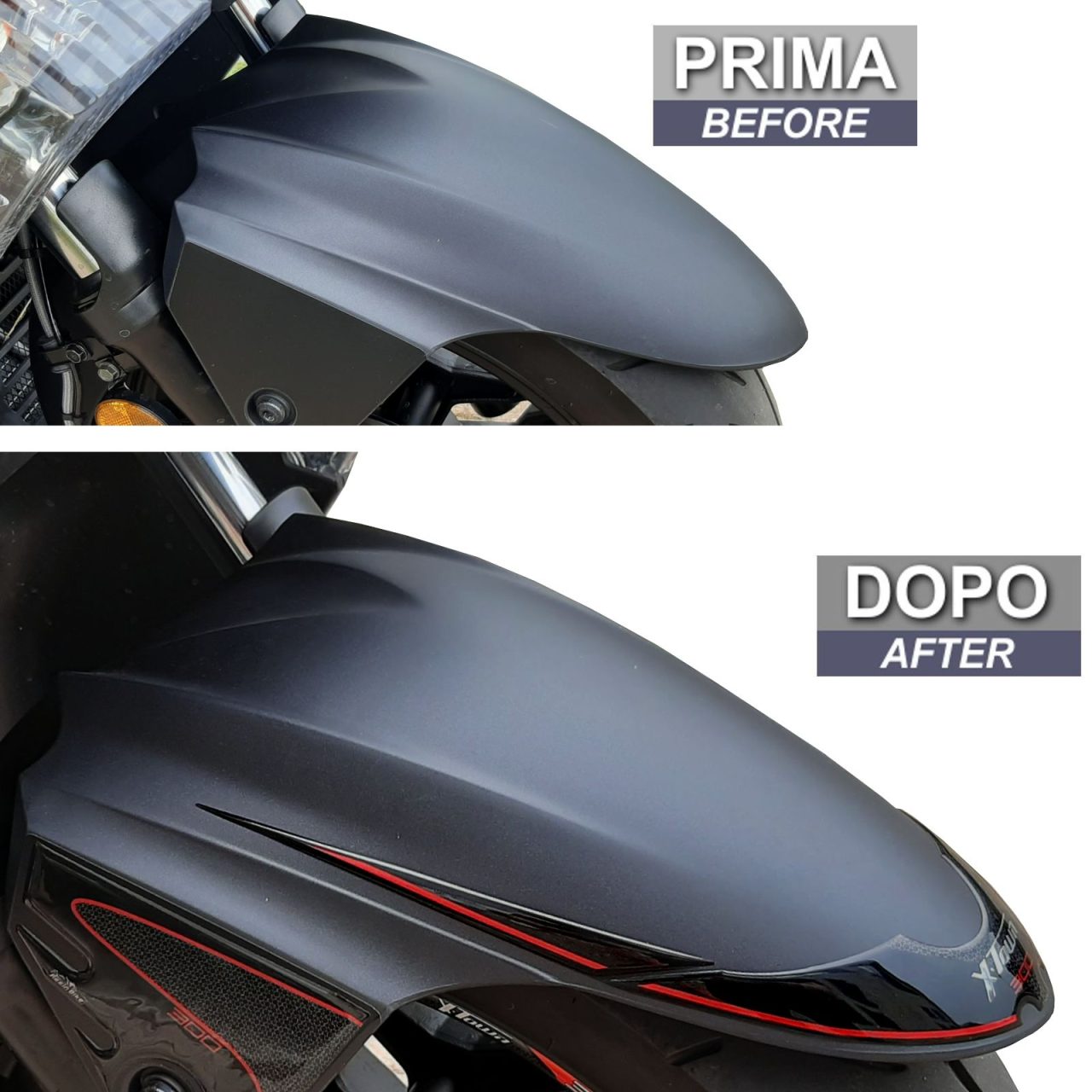 Adhesivos 3D Moto compatibles con Kymco X-TOWN 300i 2020 Guardabarros - Imagen 3