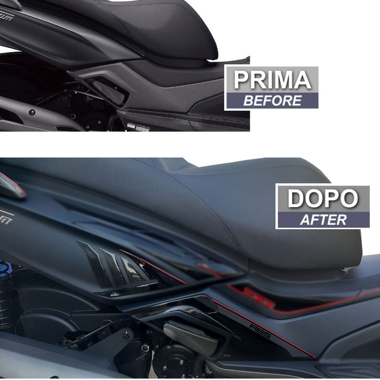 Stickers 3D compatible with Kymco X-TOWN 300i 2020 Tank Side Lower - Image 3