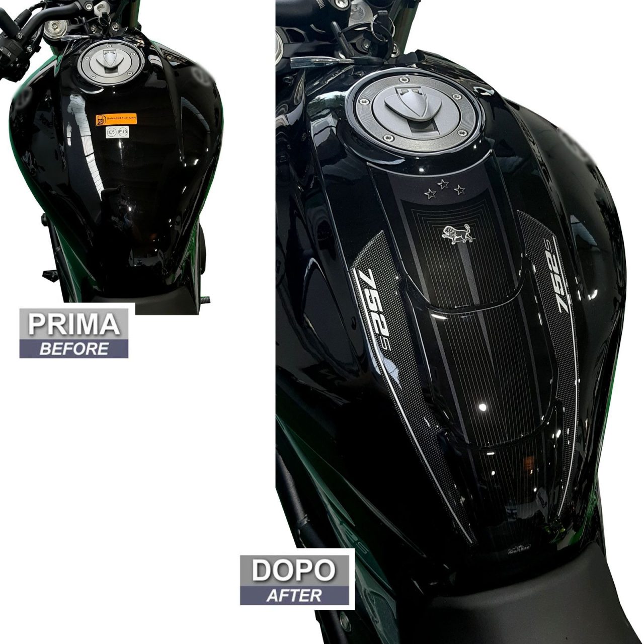 Pegatinas 3D Moto compatibles con Benelli 752 S 2019-2020 Tanque Deposito - Imagen 3