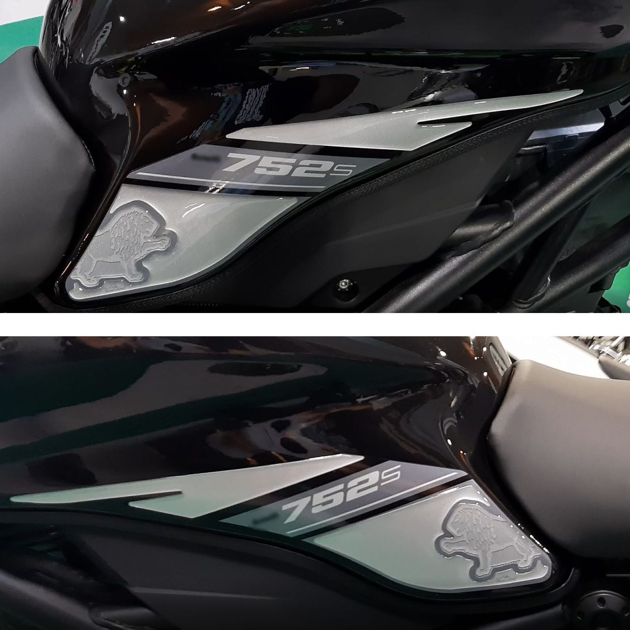 Aufkleber für Motorrad Kompatibel mit Benelli 752 S 2019-2020 Tank Side