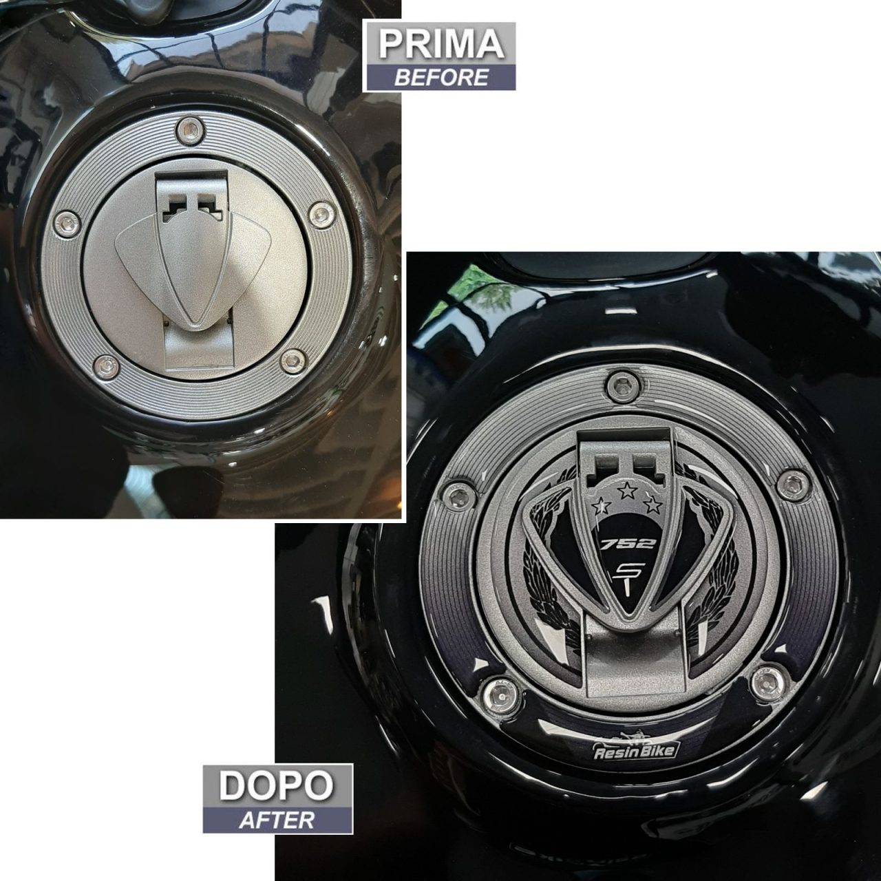 Motorcycle Stickers 3D compatible with Benelli 752 S 2019-2020 Tank Cap - Image 3