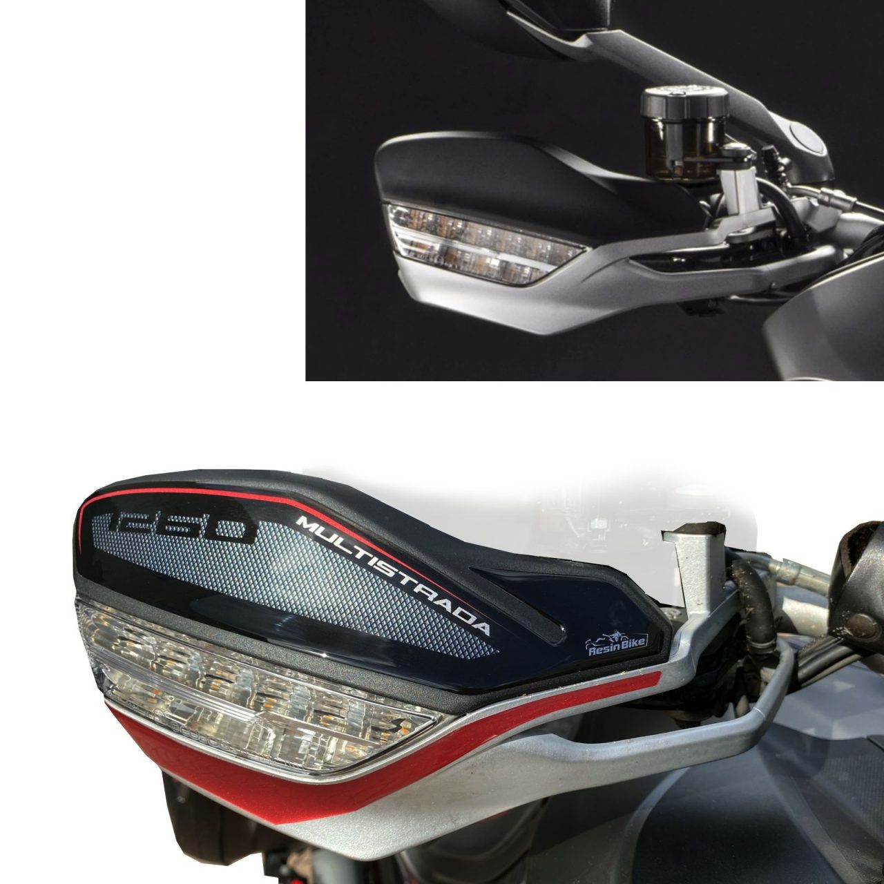 Motorcycle Stickers 3D compatible with Ducati Multistrada 1260 S 2020 Handguards - Image 3