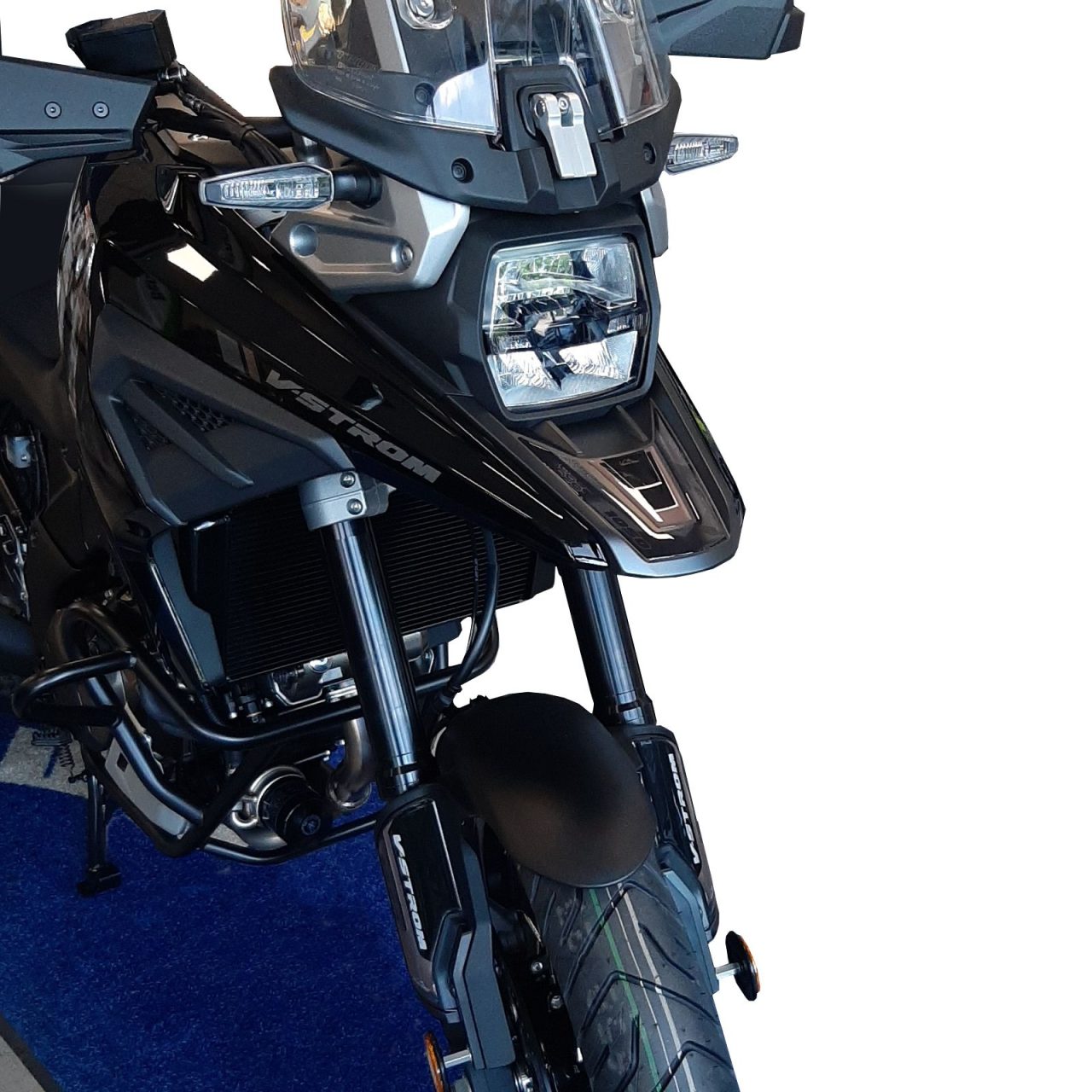 Adesivi 3D compatibili con Suzuki V-strom 1050 XT 2020-2023 Nero Puntale - immagine 5