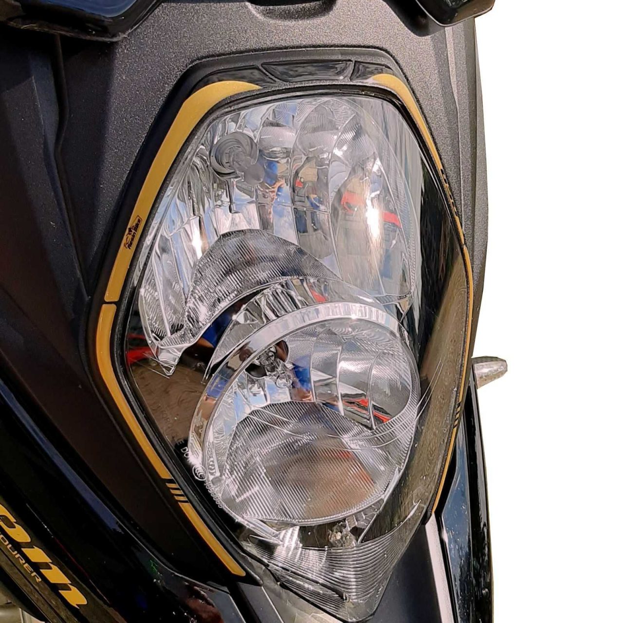 Stickers 3D compatible with Suzuki V-strom 650 2017-2023 Gold Headlamp - Image 5