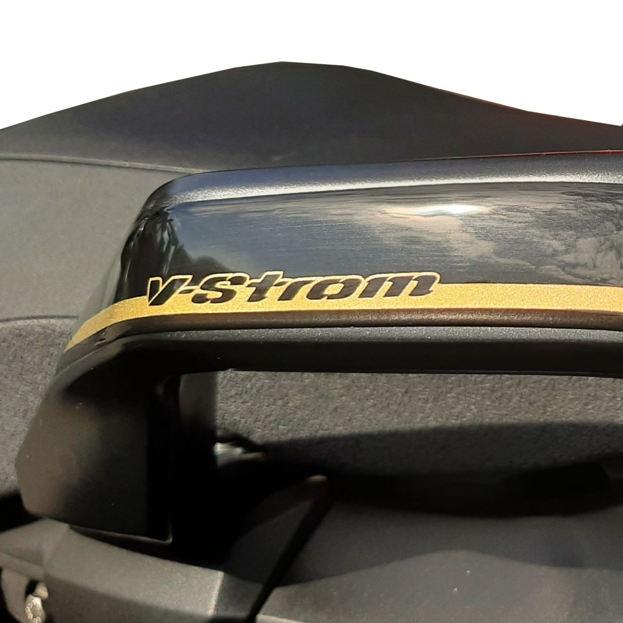 Stickers 3D compatible with Suzuki V-strom 650 2017-2023 Gold Passenger Handles - Image 4