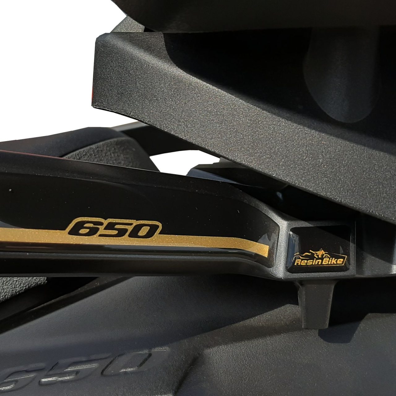 Stickers 3D compatible with Suzuki V-strom 650 2017-2023 Gold Passenger Handles - Image 5