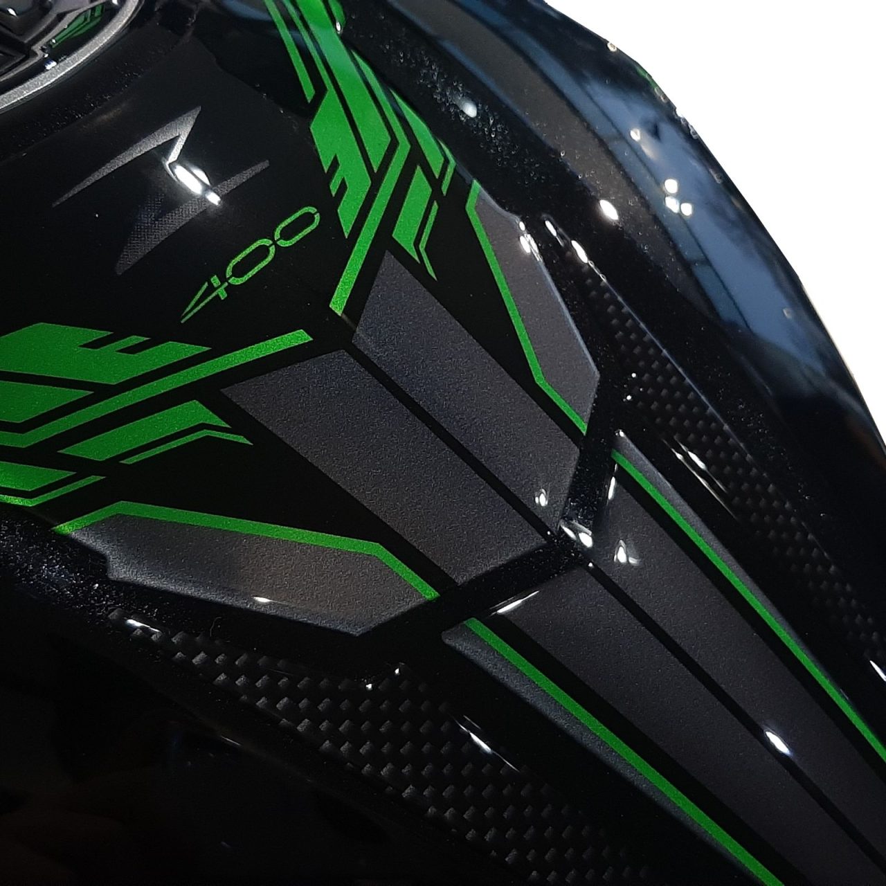 Autocollant Moto 3D compatibles avec Kawasaki 2019-2023 Réservoir – Image 4