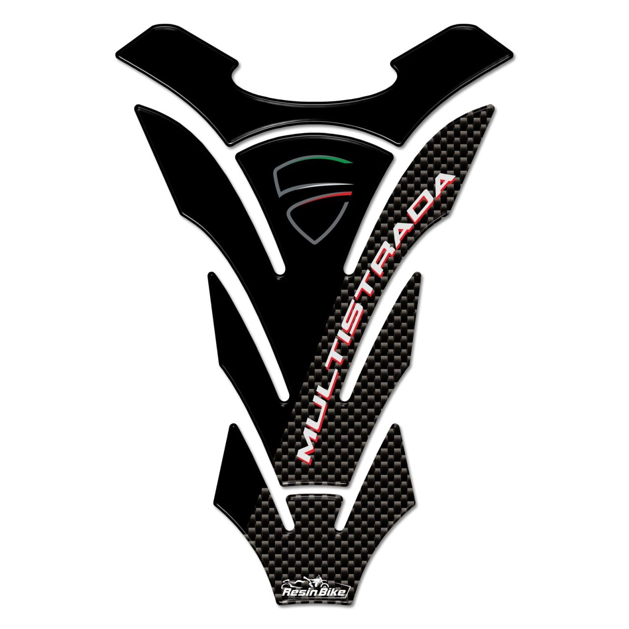 Stickers 3D compatible with Ducati Multistrada 1200 2010-2017 Tank Pad