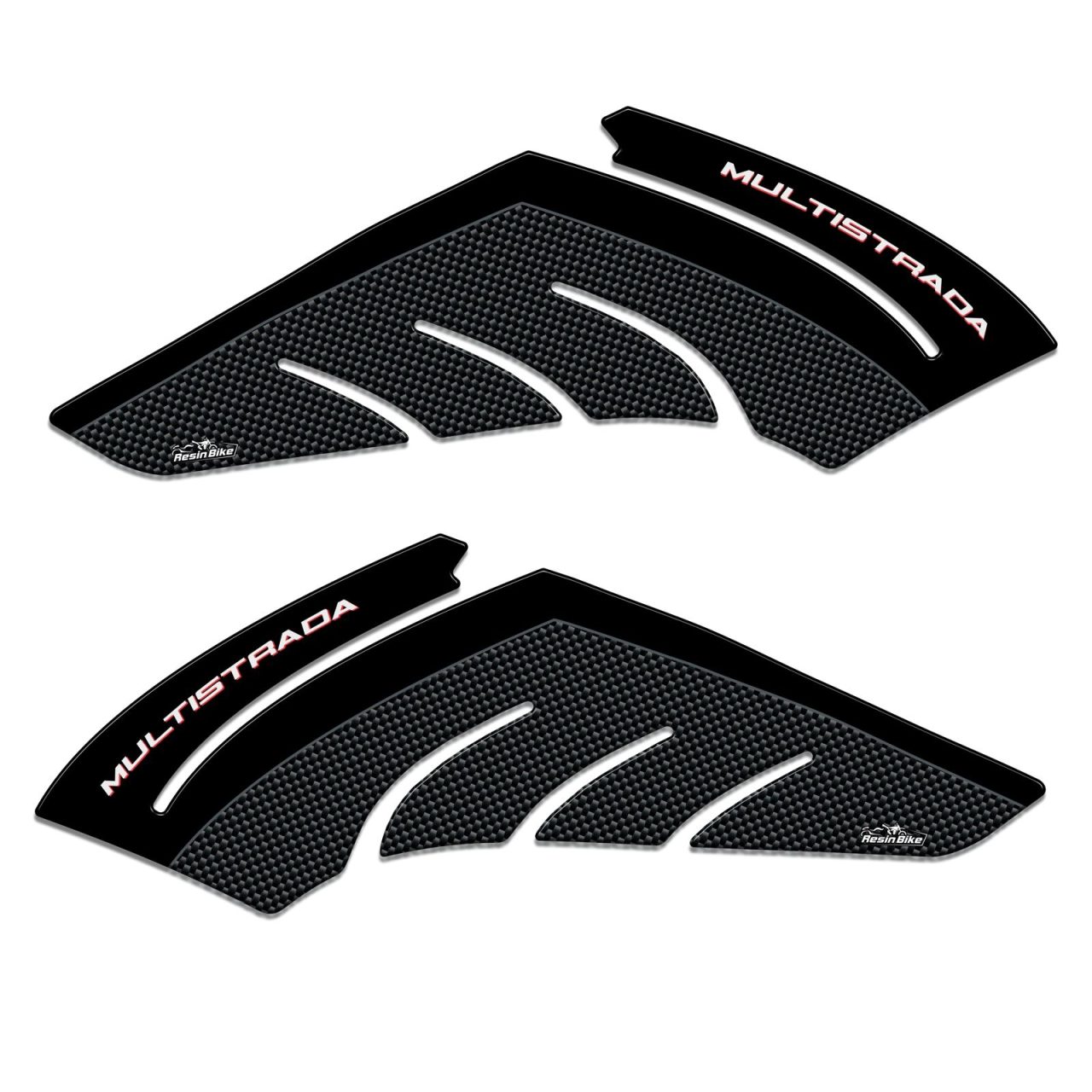 Stickers 3D compatible with Ducati Multistrada 1200 2010-2014 Tank Side