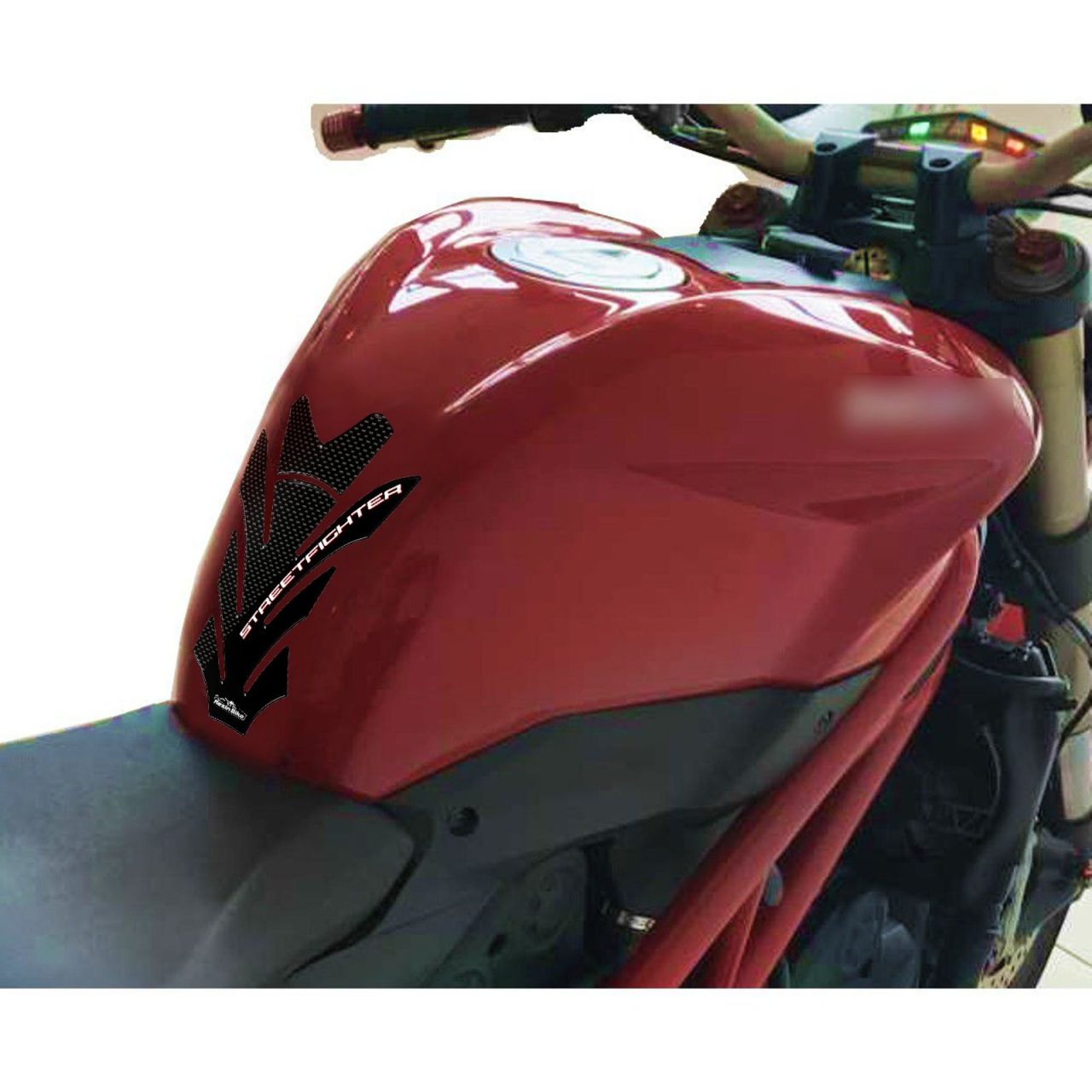 Motorcycle Stickers 3D compatible with Ducati Streetfighter Tank Pad - Image 2