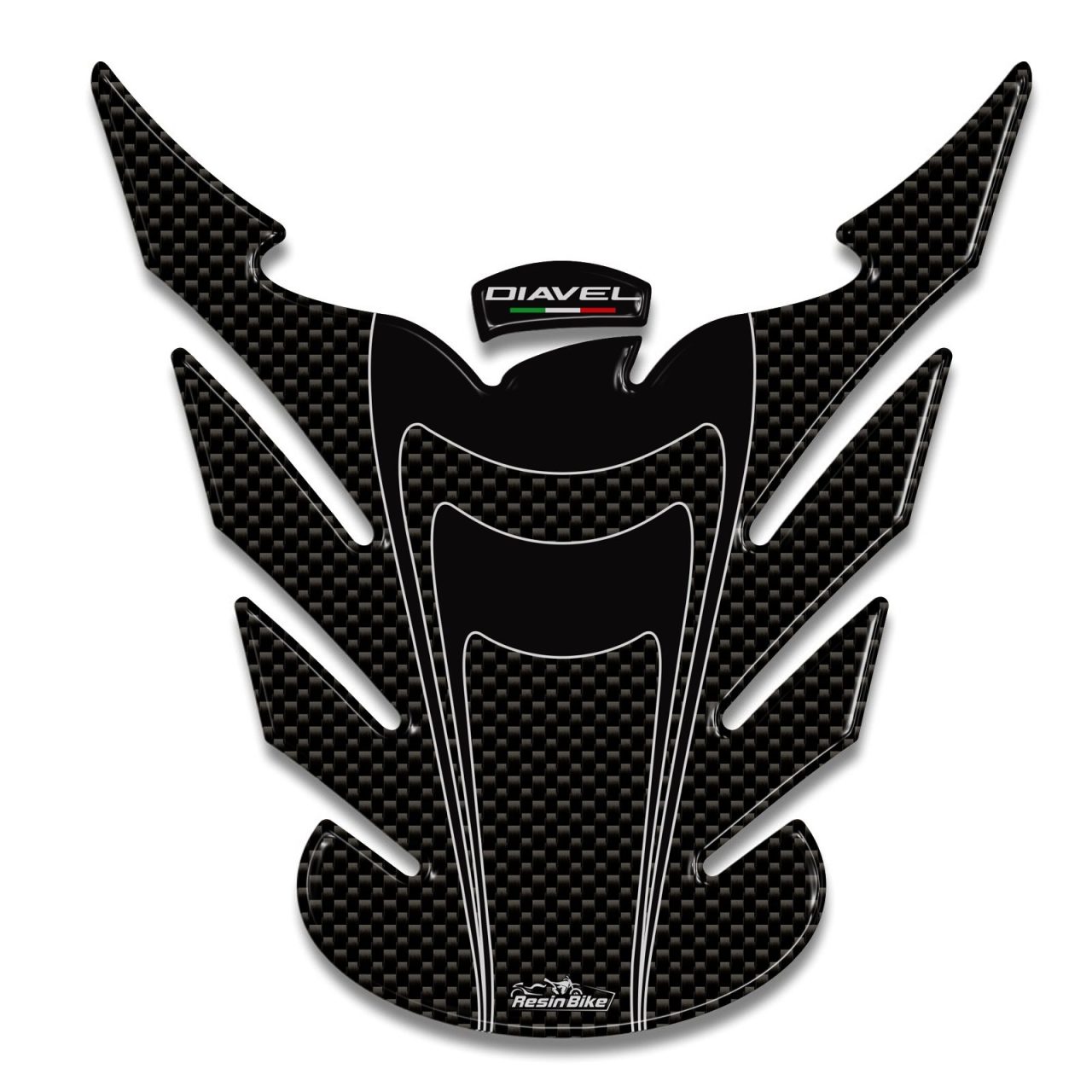 Motorcycle Stickers 3D compatible with Ducati Diavel Tank Pad