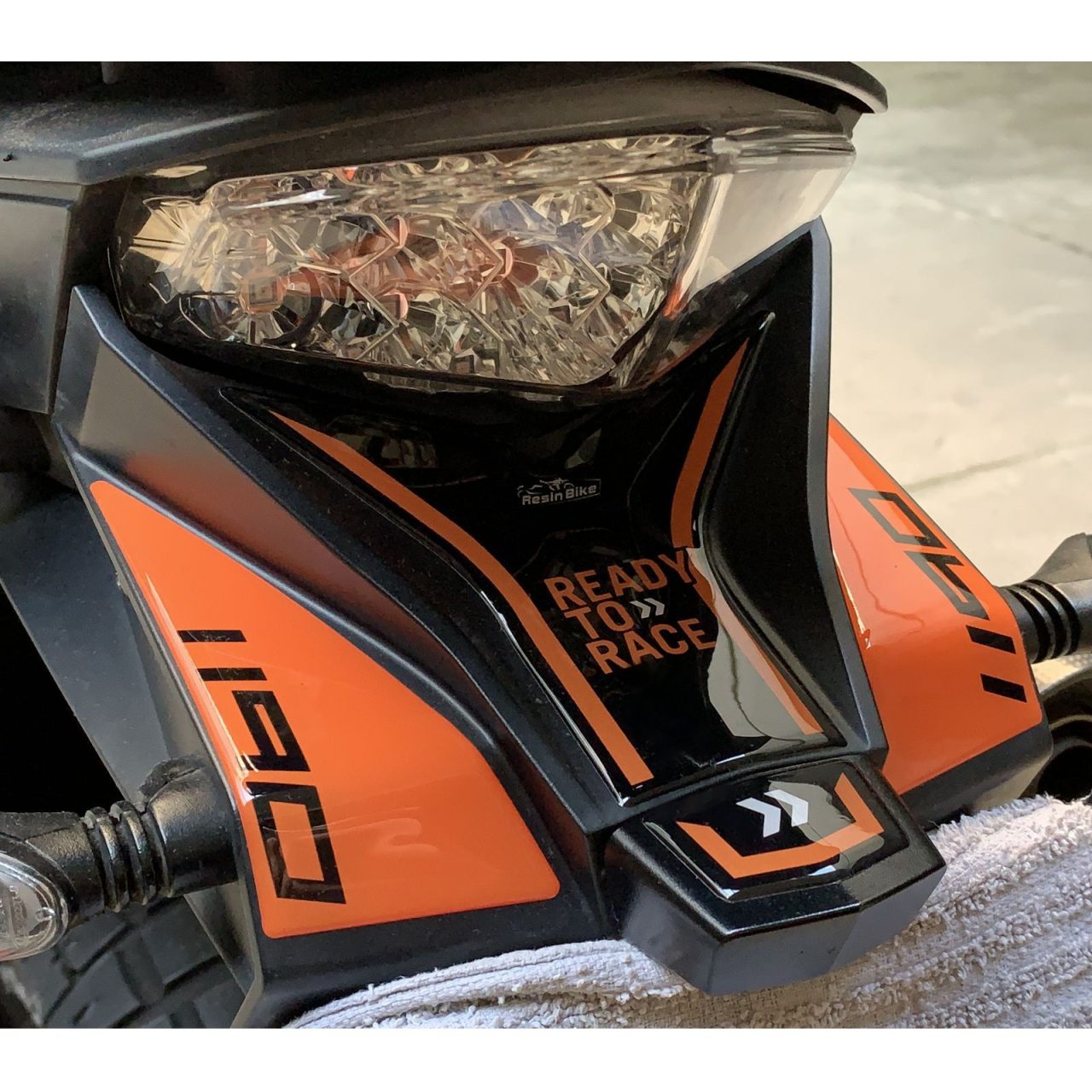 Stickers 3D compatible with KTM 1190 Adventure 2013-2016 Tail Section Black - Image 2