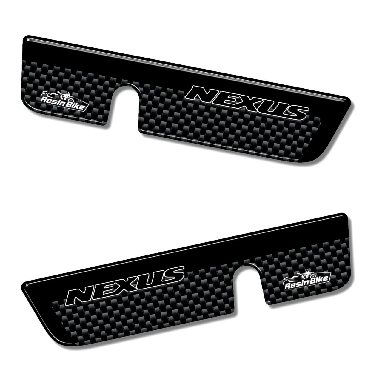 Motorcycle Stickers 3D compatible with GILERA NEXUS 300-500 Mirrors black