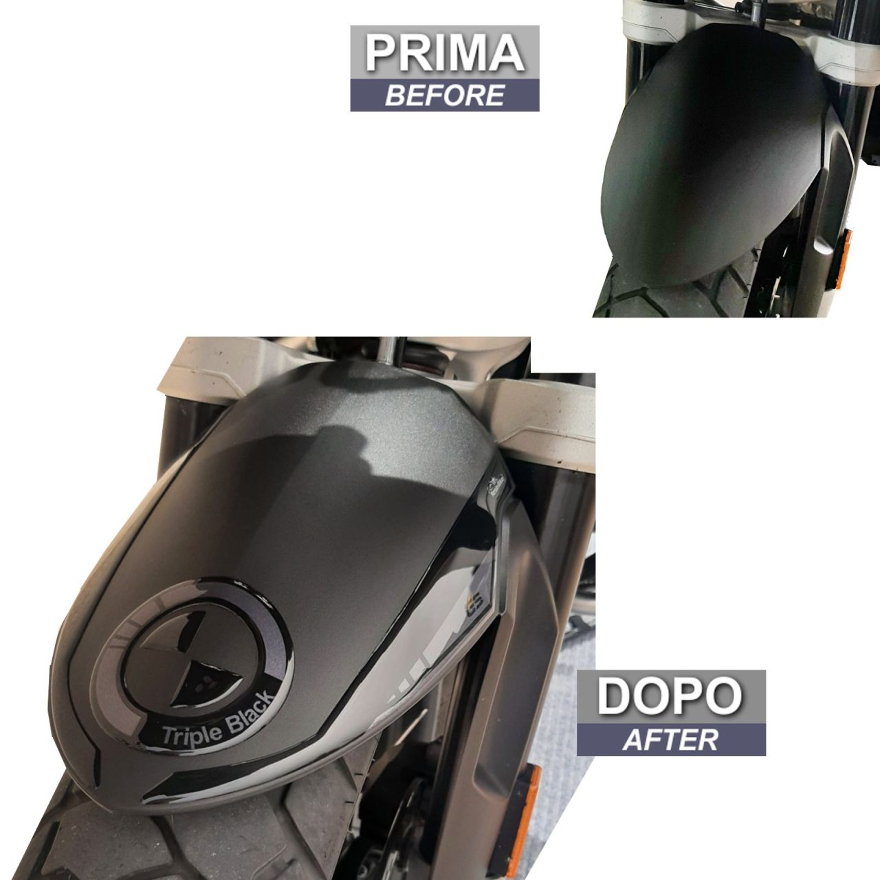 Stickers 3D compatible with BMW R 1250 GS Triple Black 2021-2023 Fender - Image 3