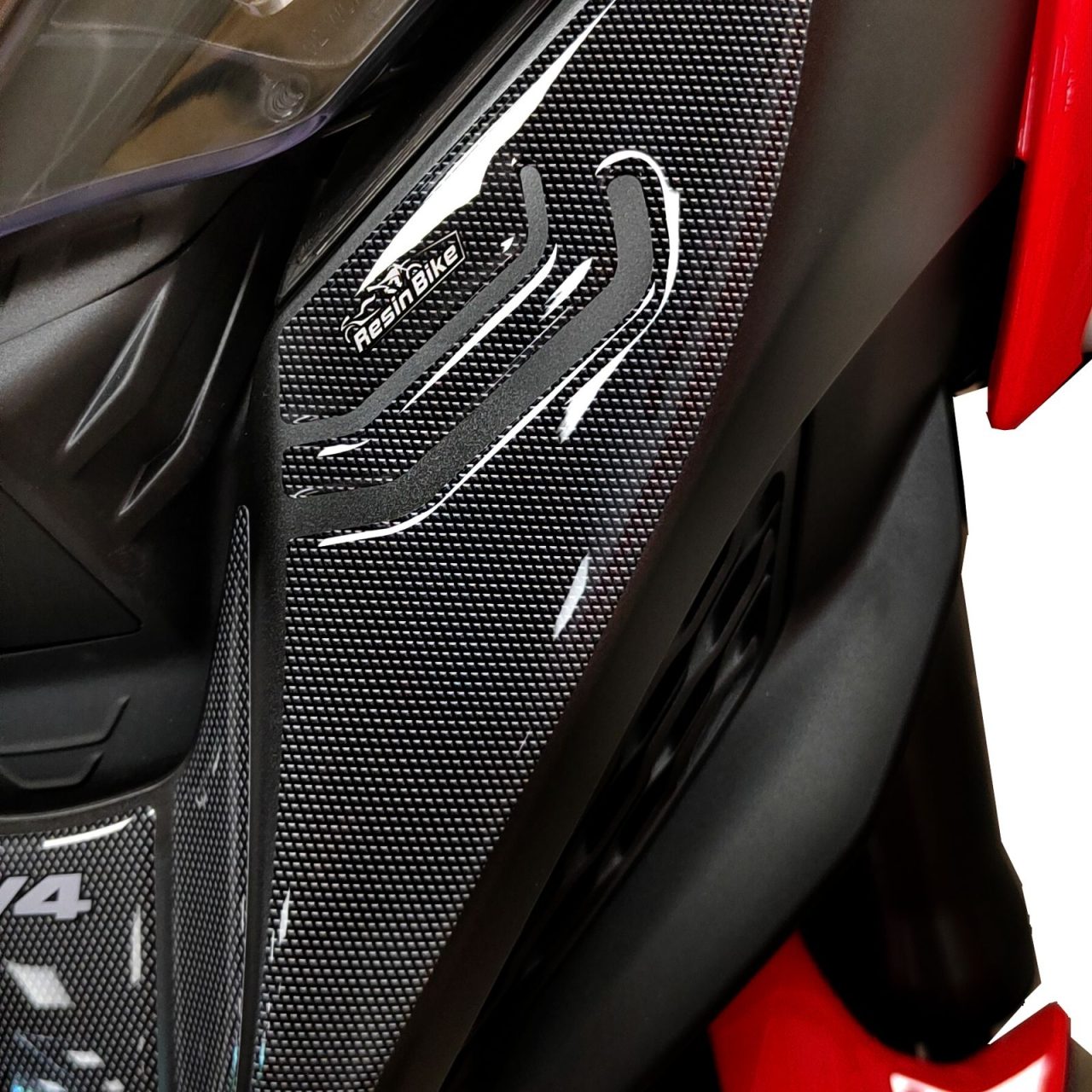 Adhesivos 3D compatibles con Ducati Multistrada V4 2021-2023 Puntales Frontales - Imagen 4