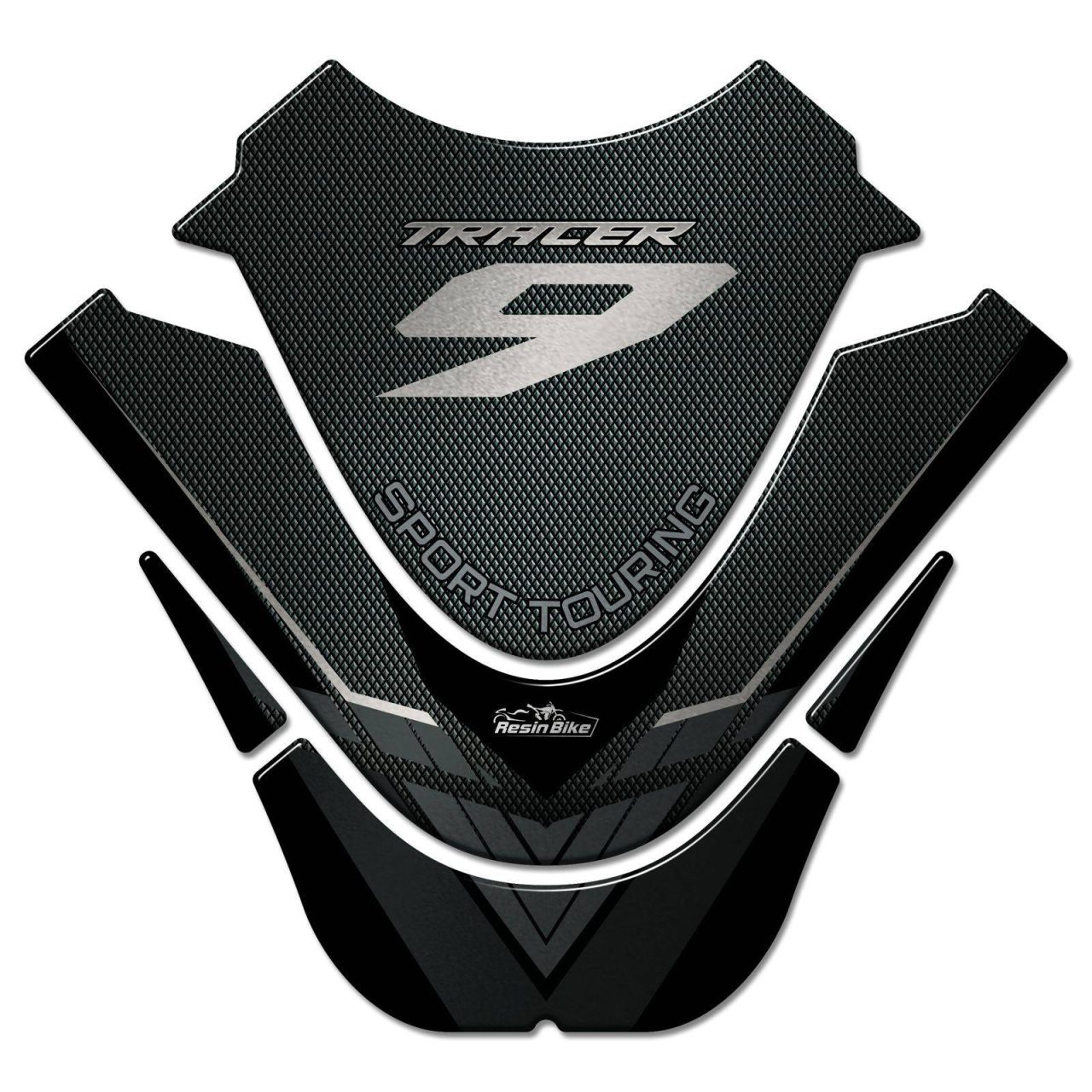 Autocollant Moto 3D compatibles avec Yamaha Tracer 9 2021 Réservoir – Image 2