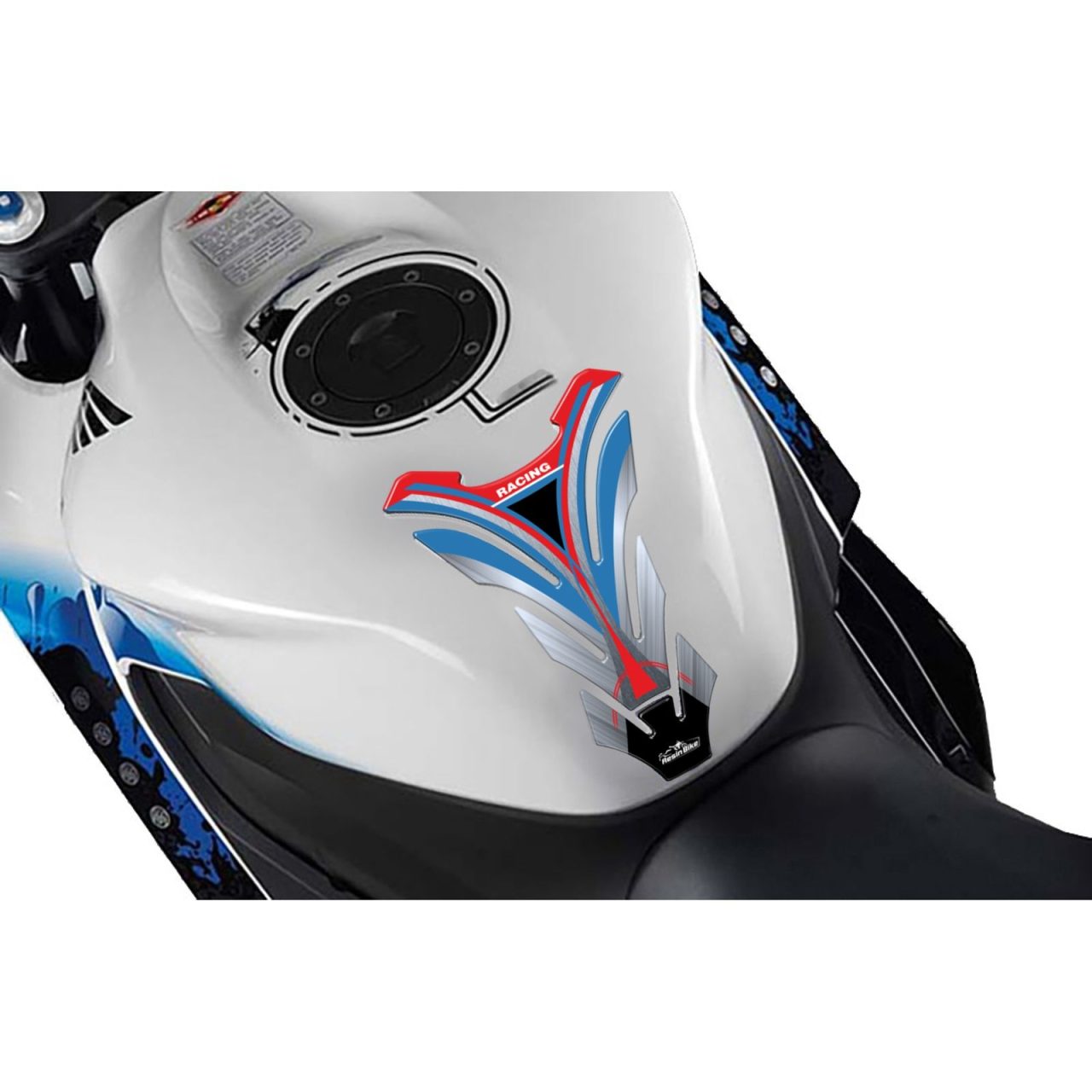 Motorcycle Stickers 3D compatible with Honda Racing Tank Pad - Image 2