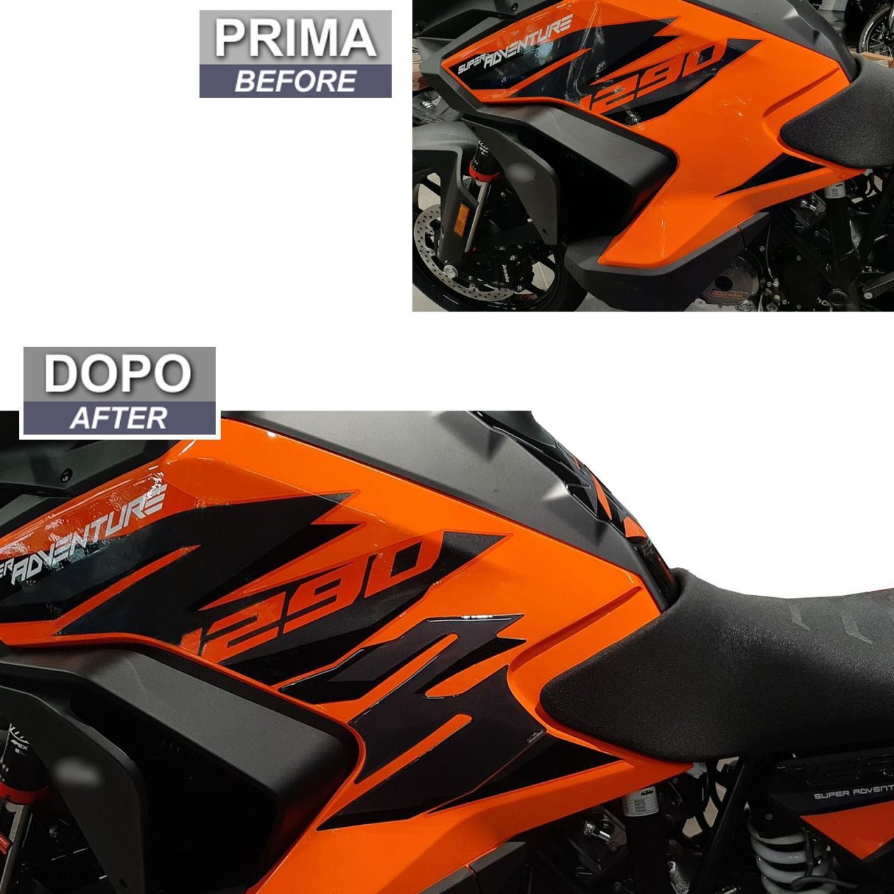 Stickers 3D compatible with KTM 1290 Super Adventure S 2021-2023 Tank Side - Image 3