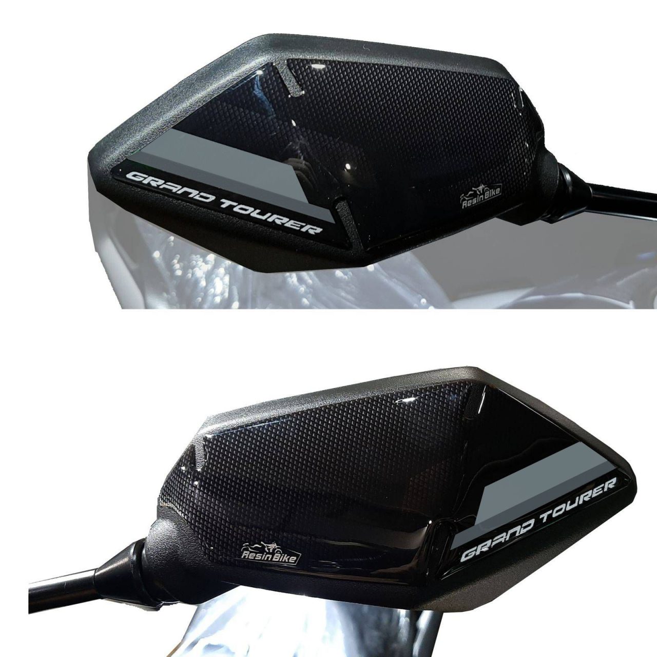 Motorcycle Stickers 3D compatible with Kawasaki Versys 1000 2019-2024 Mirrors - Image 2