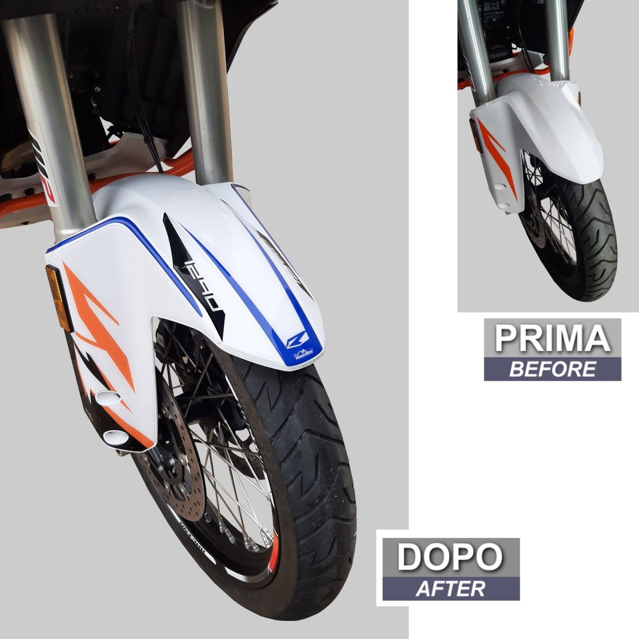 Adhesivos 3D compatibles con KTM 1290 Super Adventure R 2021 Guardabarros - Imagen 3