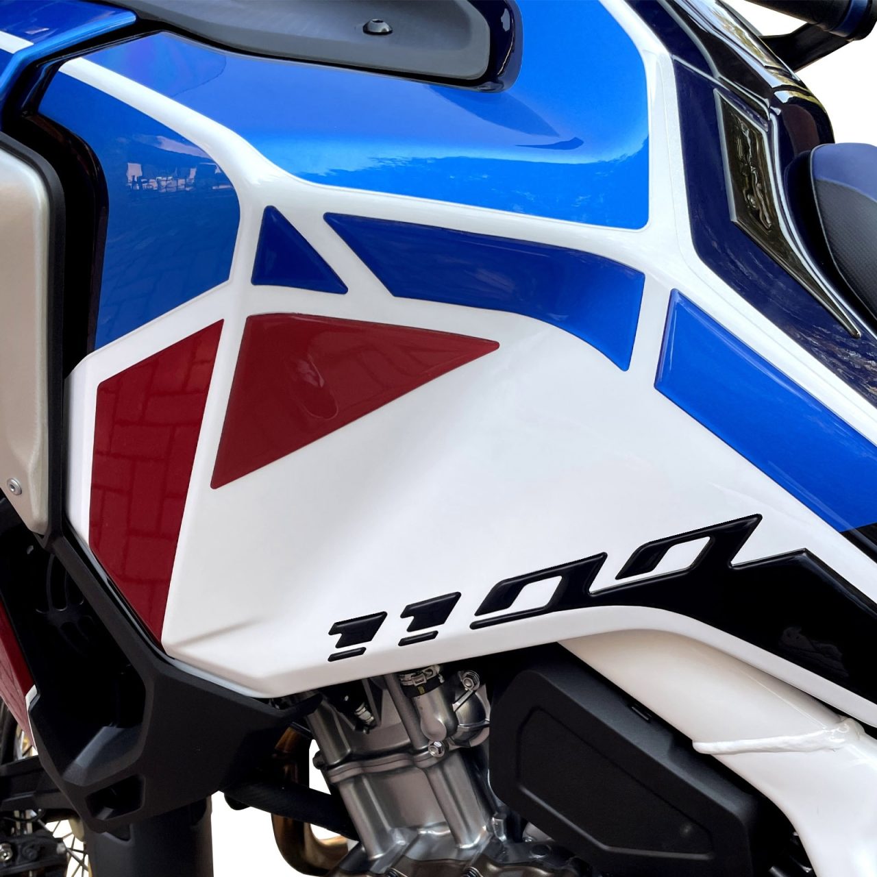 Adhesivos 3D compatibles con Honda 1100 Africa Twin Adventure Sports Laterales - Imagen 4